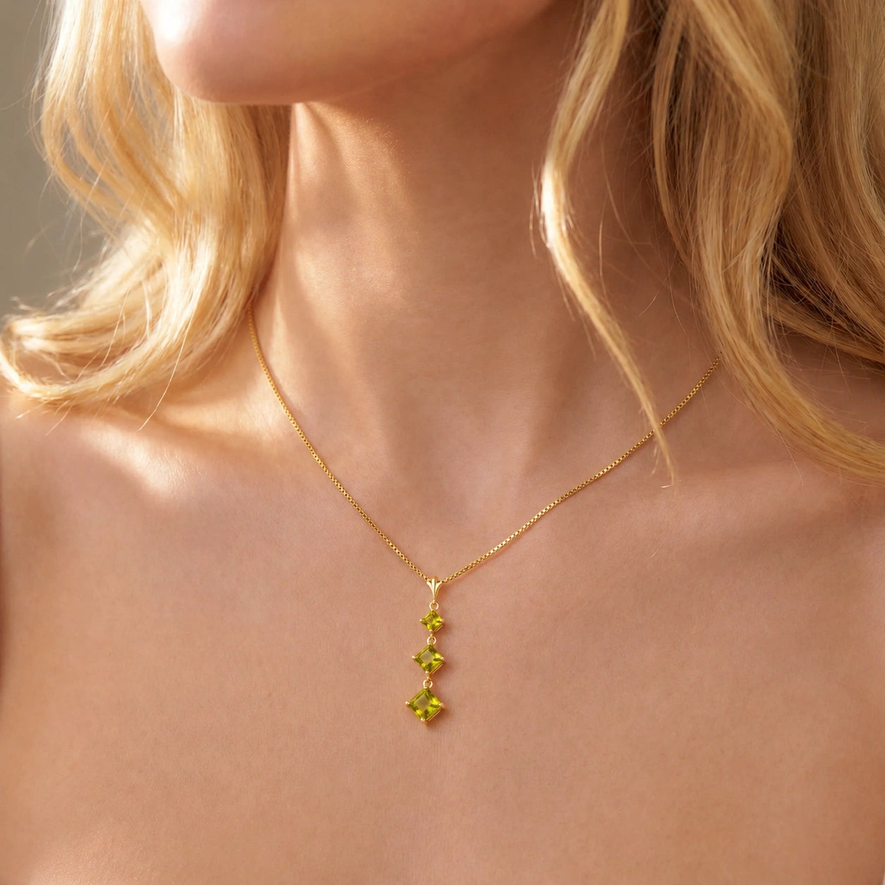 Yellow Gold Peridot — Riccarda
