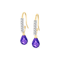 Yellow Gold Diamond & Amethyst — Mariagiuliana