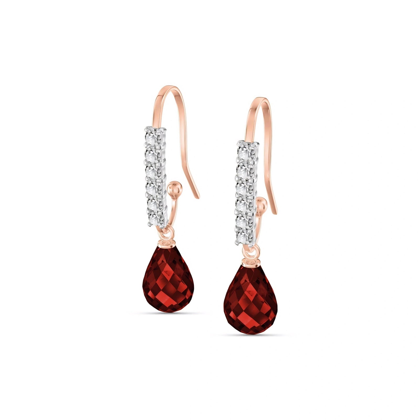 Rose Gold Diamond & Garnet — Mariagiuliana