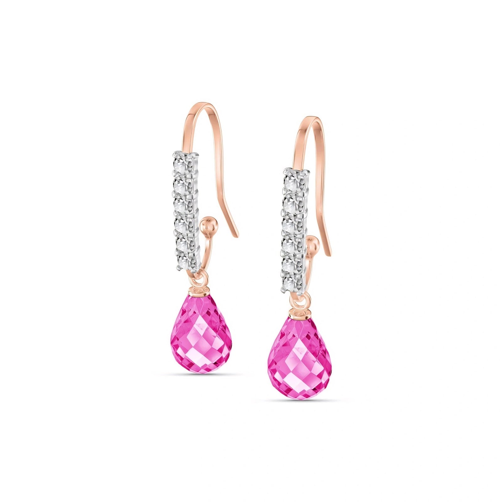 Rose Gold Diamond & Pink Topaz — Mariagiuliana