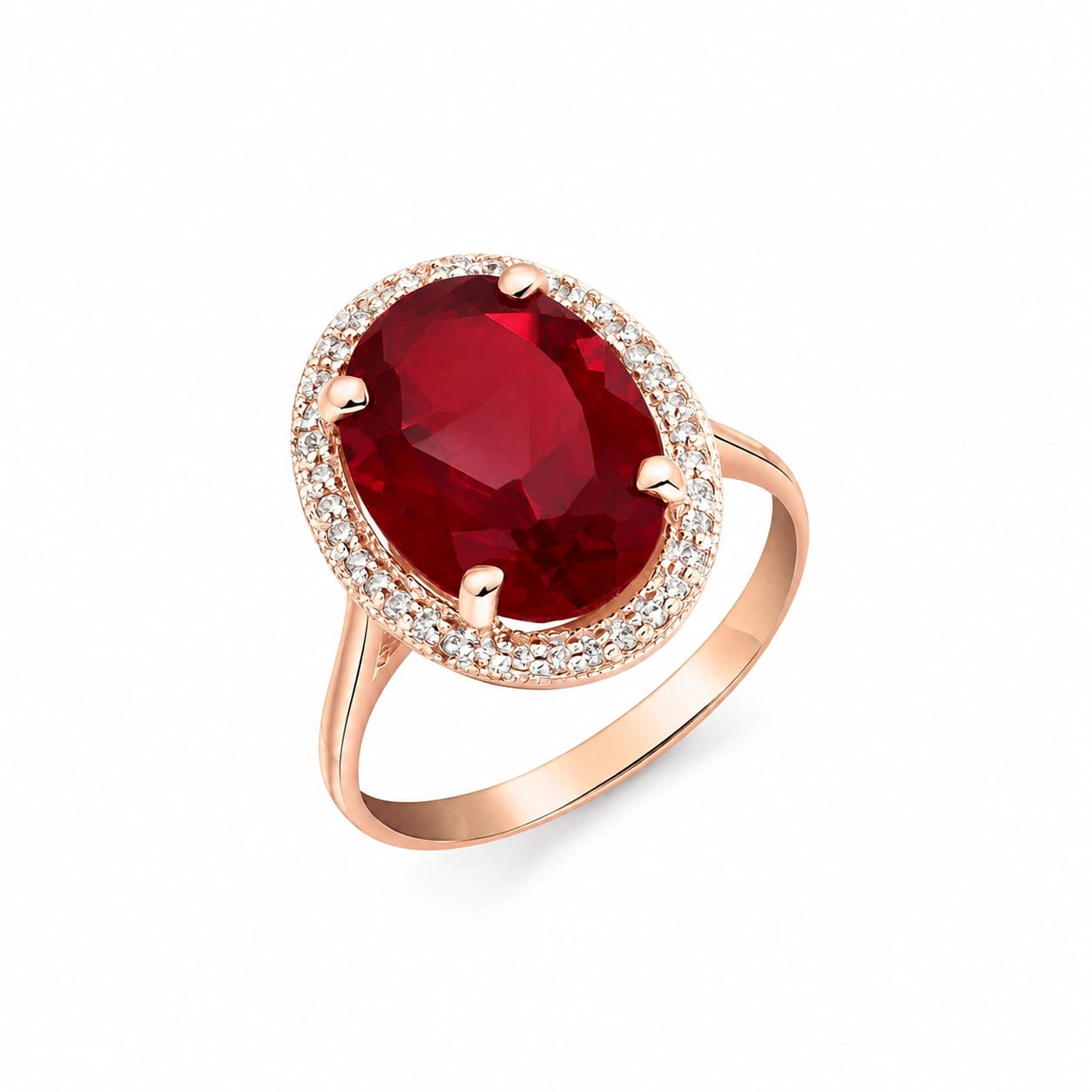 Rose Gold Diamond & Garnet — Diodata