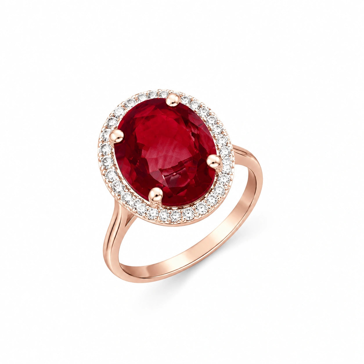 Rose Gold Diamond & Garnet — Diodata