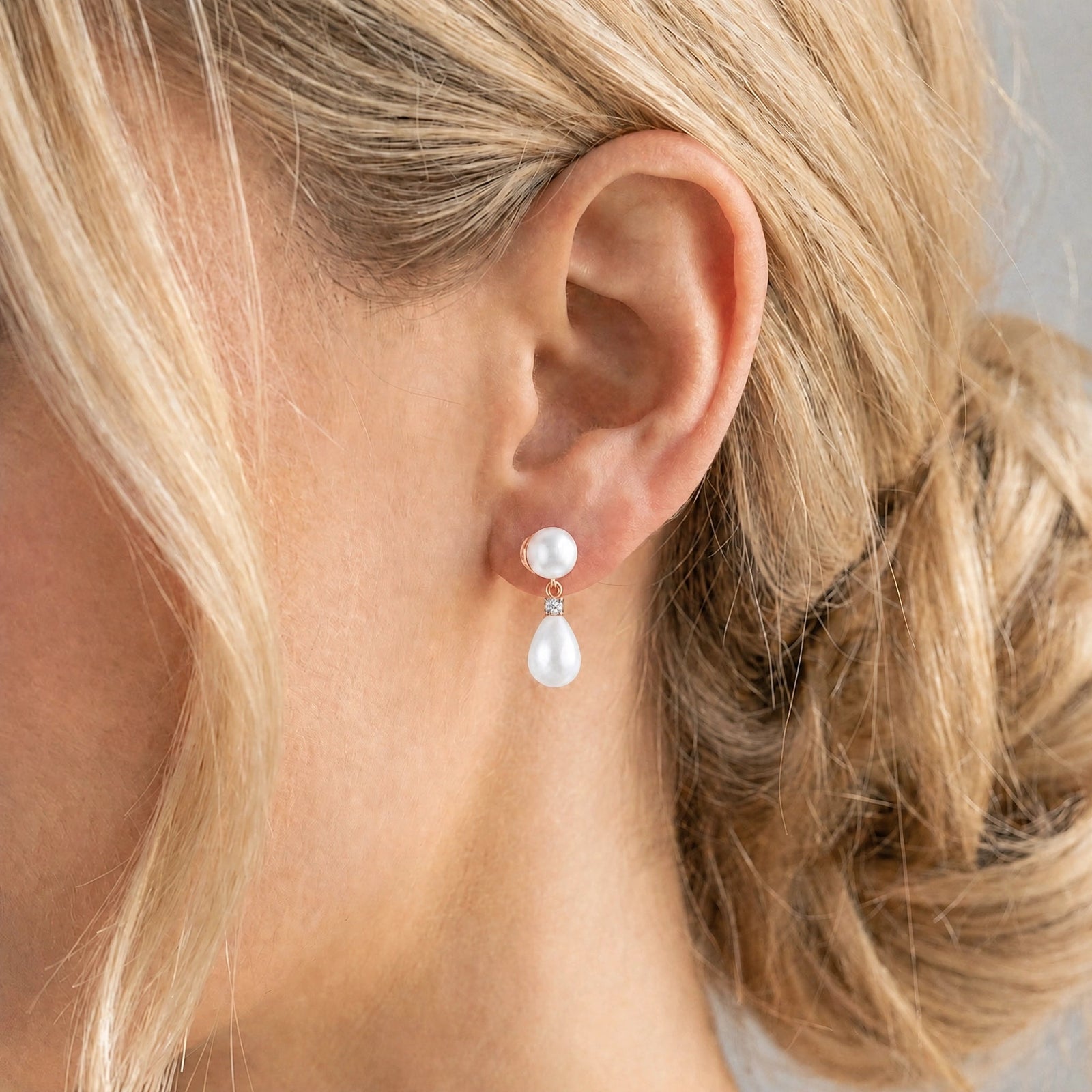 Rose Gold Diamond & Pearl — Rosaflora