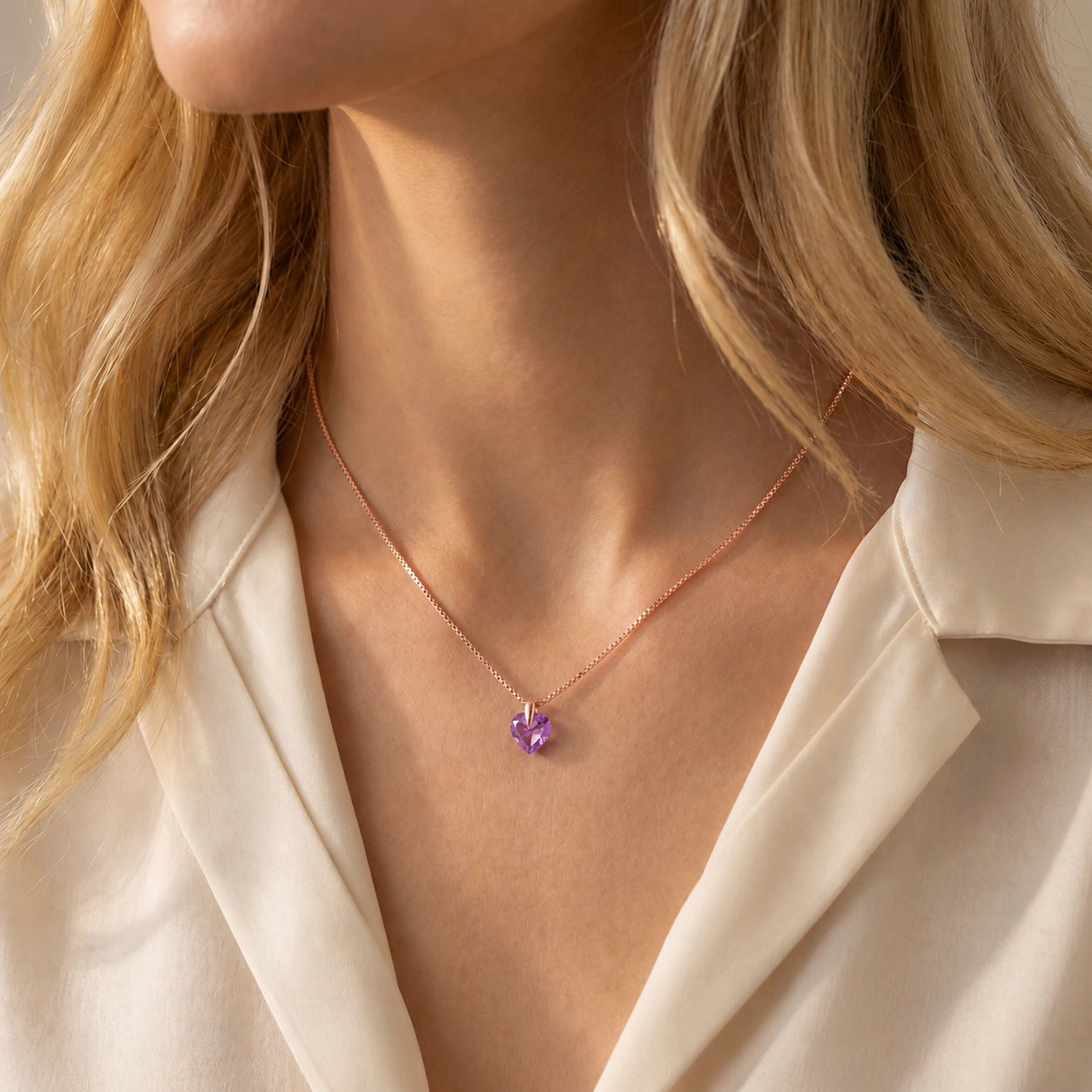 Rose Gold Amethyst — Domiziana