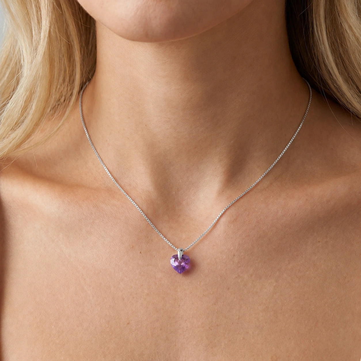 White Gold Amethyst — Domiziana