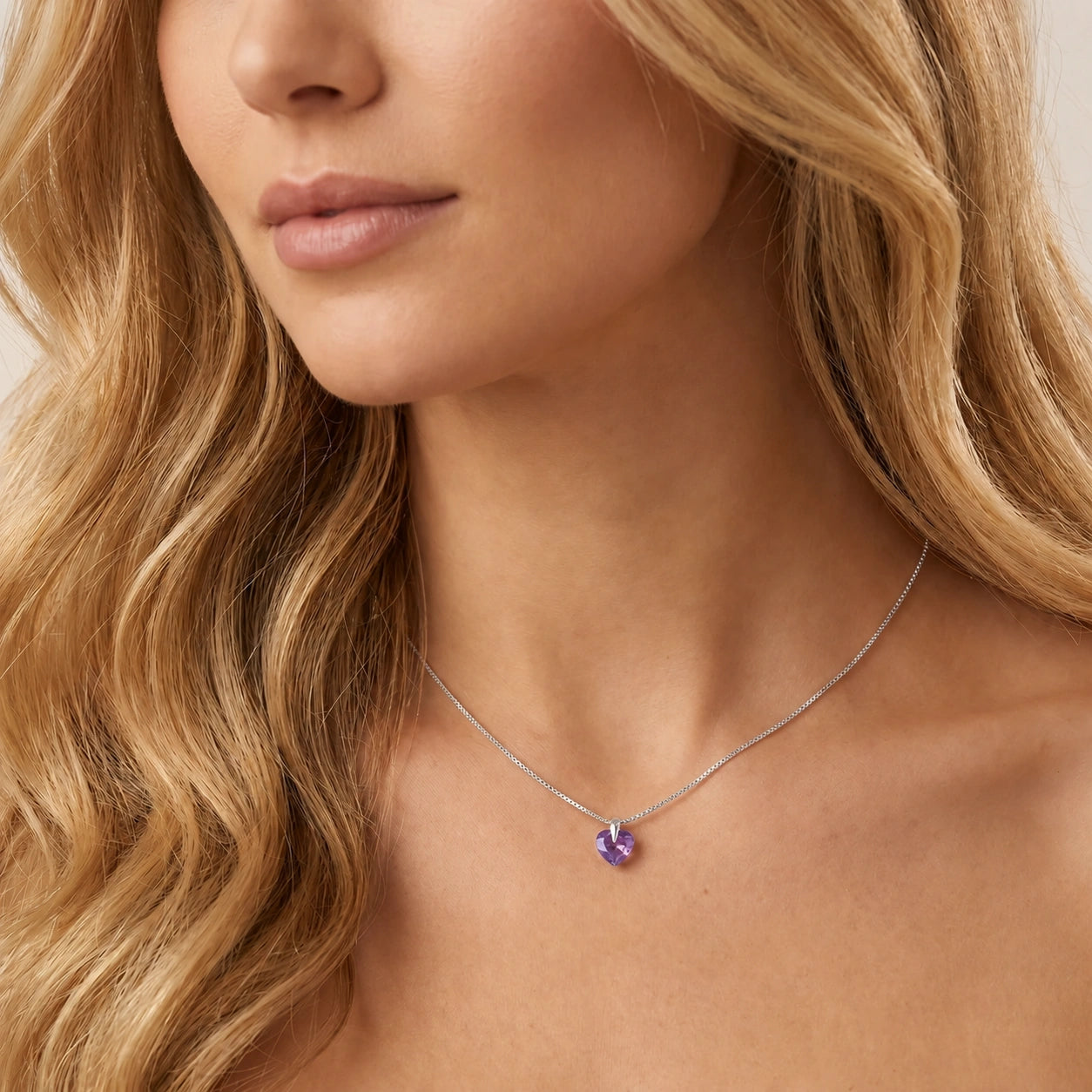 White Gold Amethyst — Domiziana