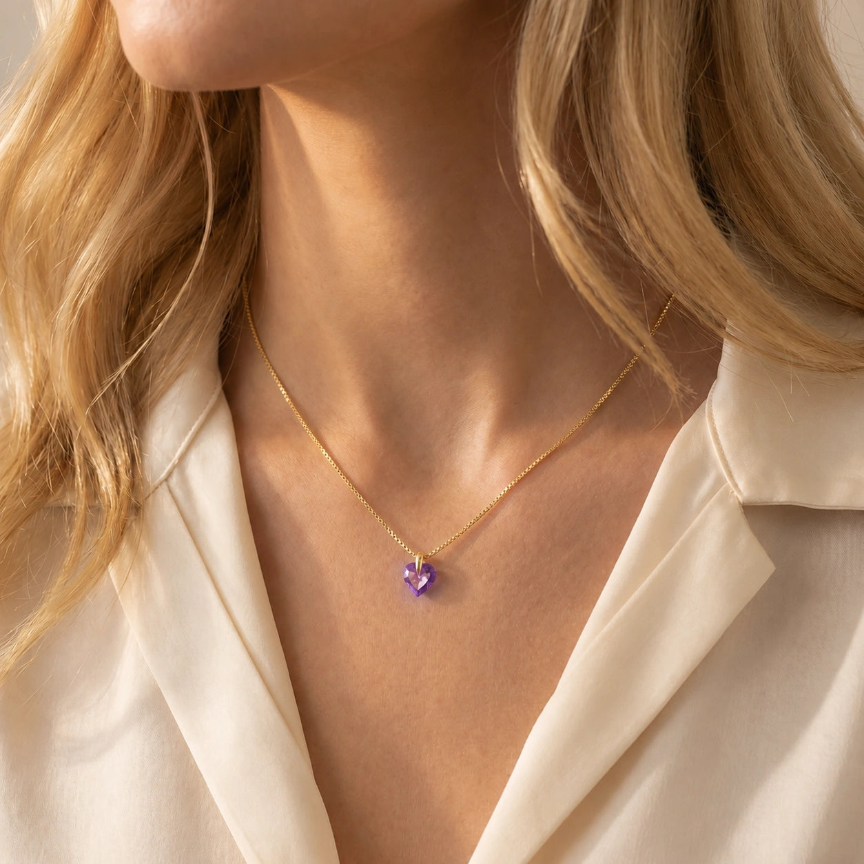 Yellow Gold Amethyst — Domiziana