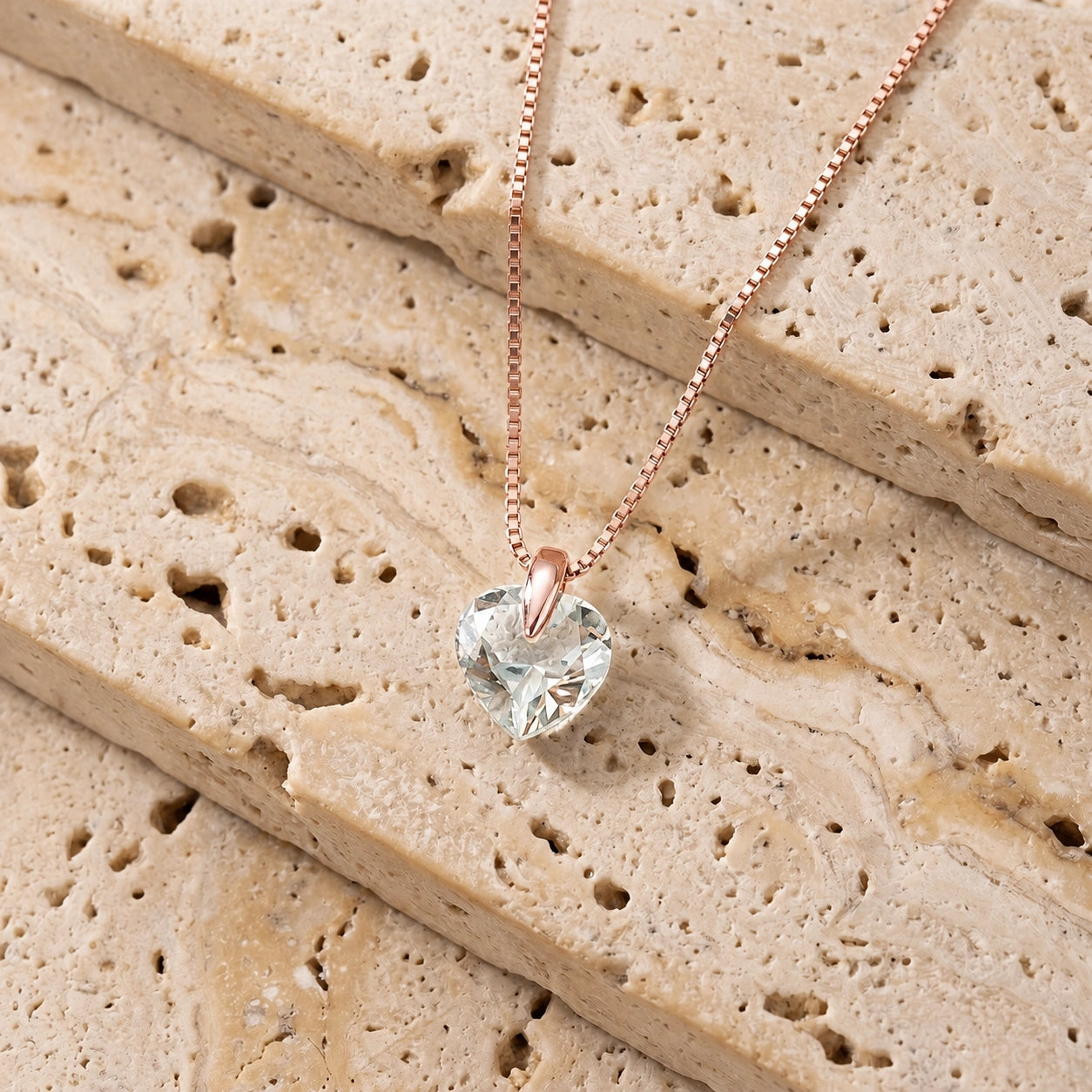 Rose Gold Aquamarine — Domiziana