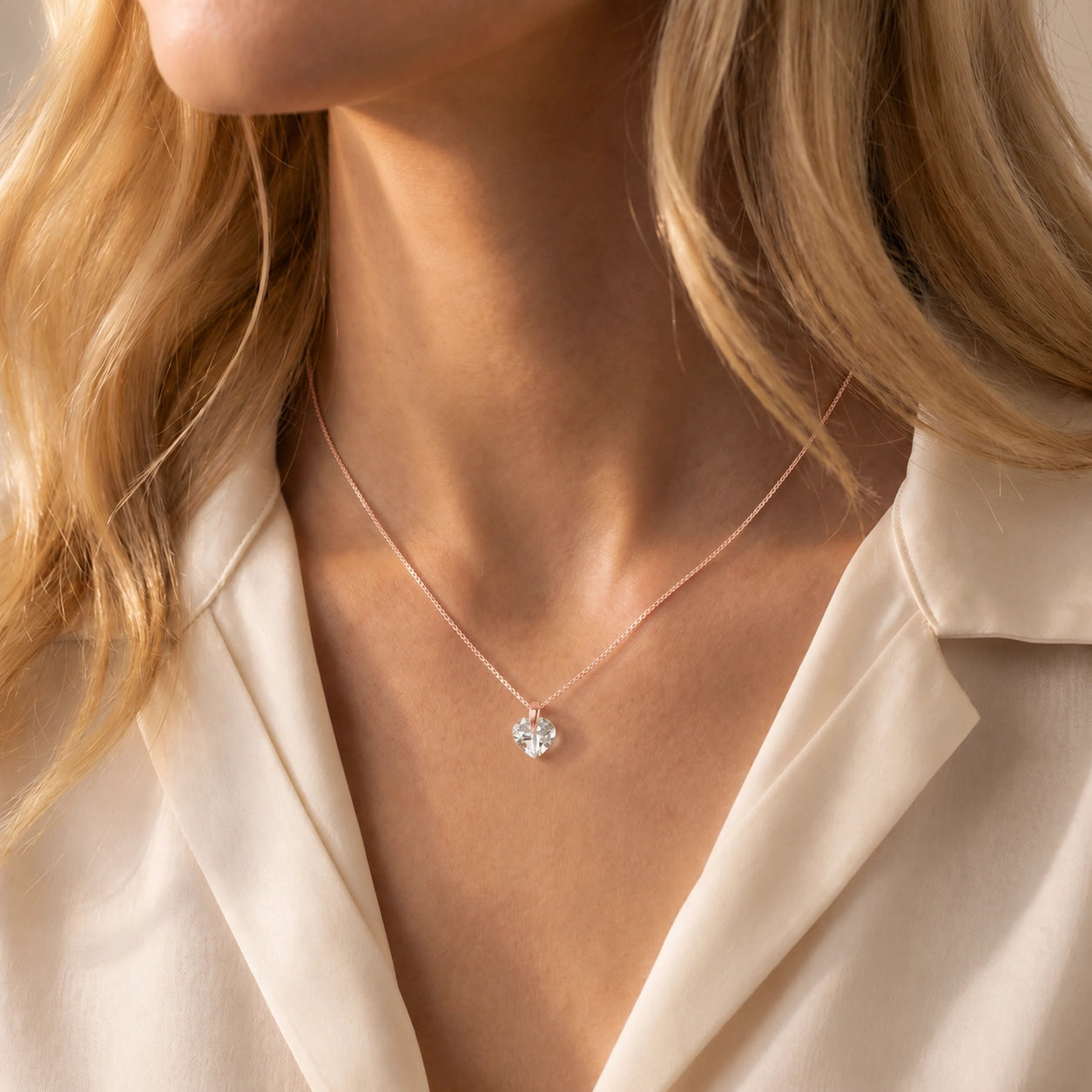 Rose Gold Aquamarine — Domiziana