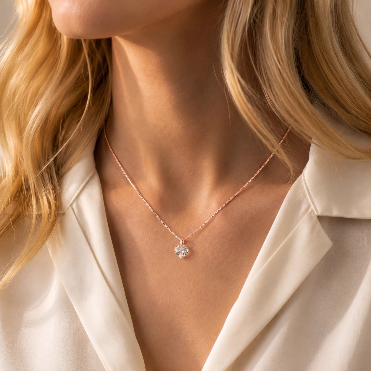 Rose Gold Aquamarine — Domiziana