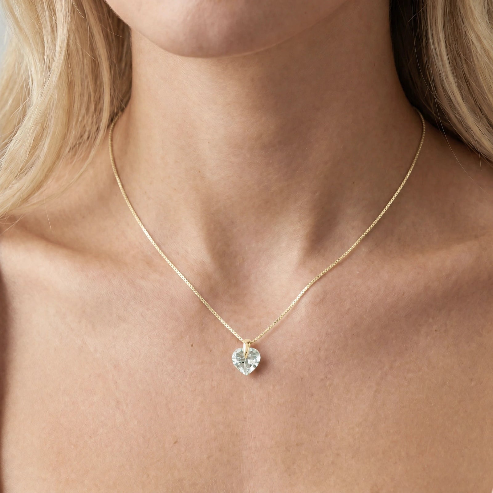Yellow Gold Aquamarine — Domiziana