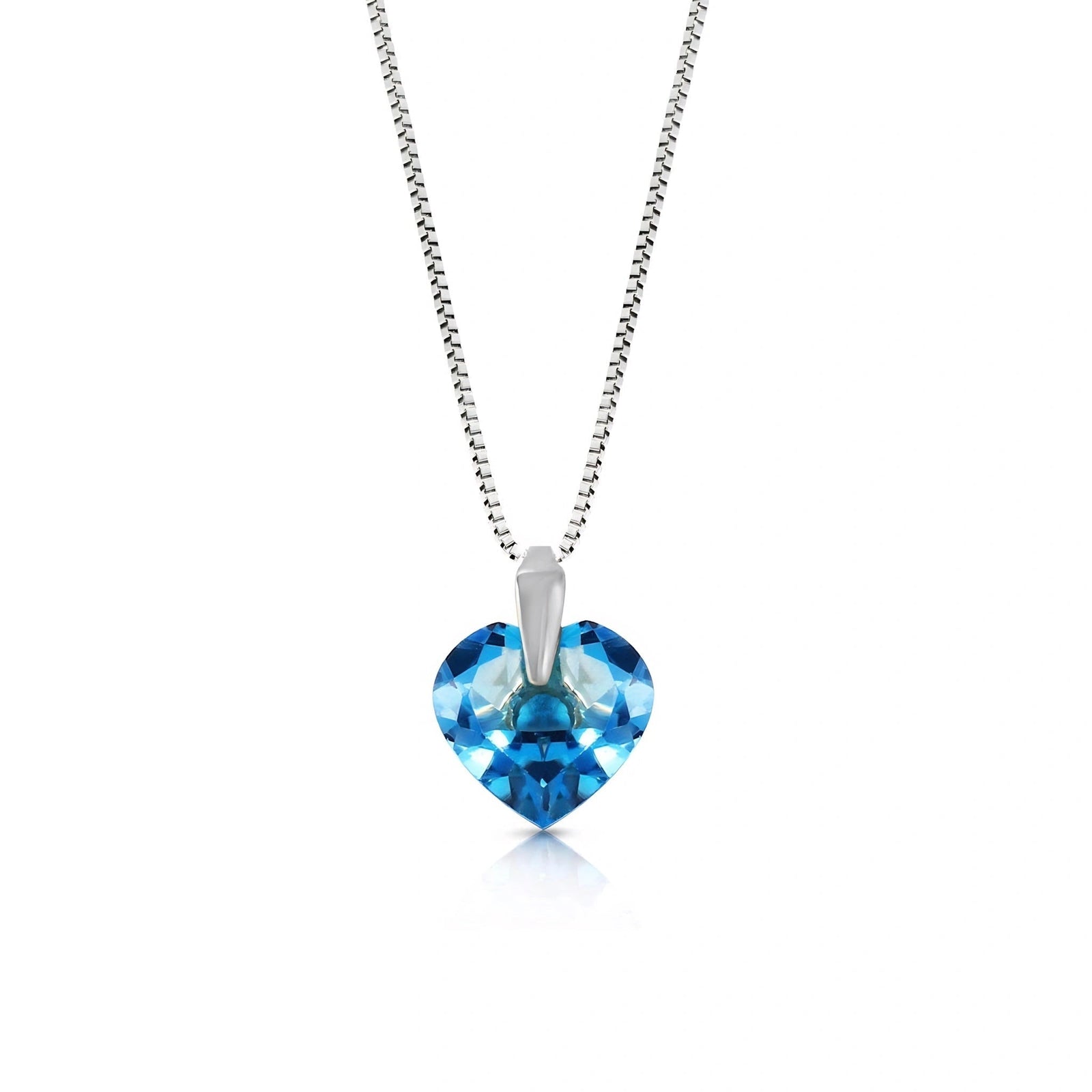 White Gold Blue Topaz — Domiziana