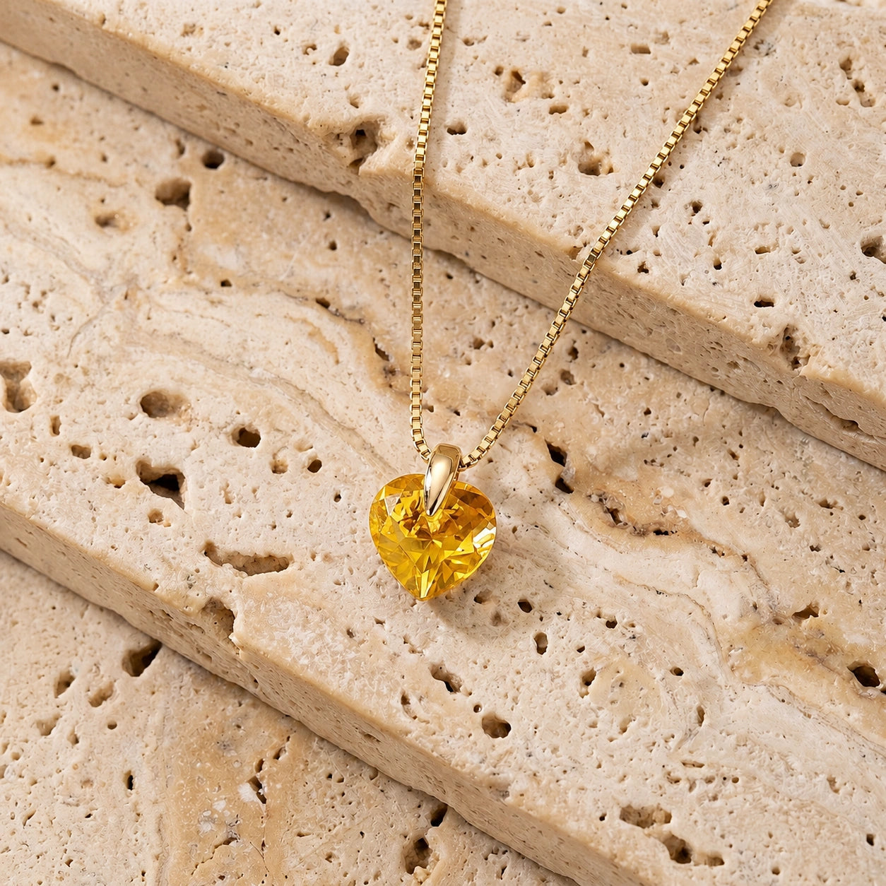 Yellow Gold Citrine — Domiziana
