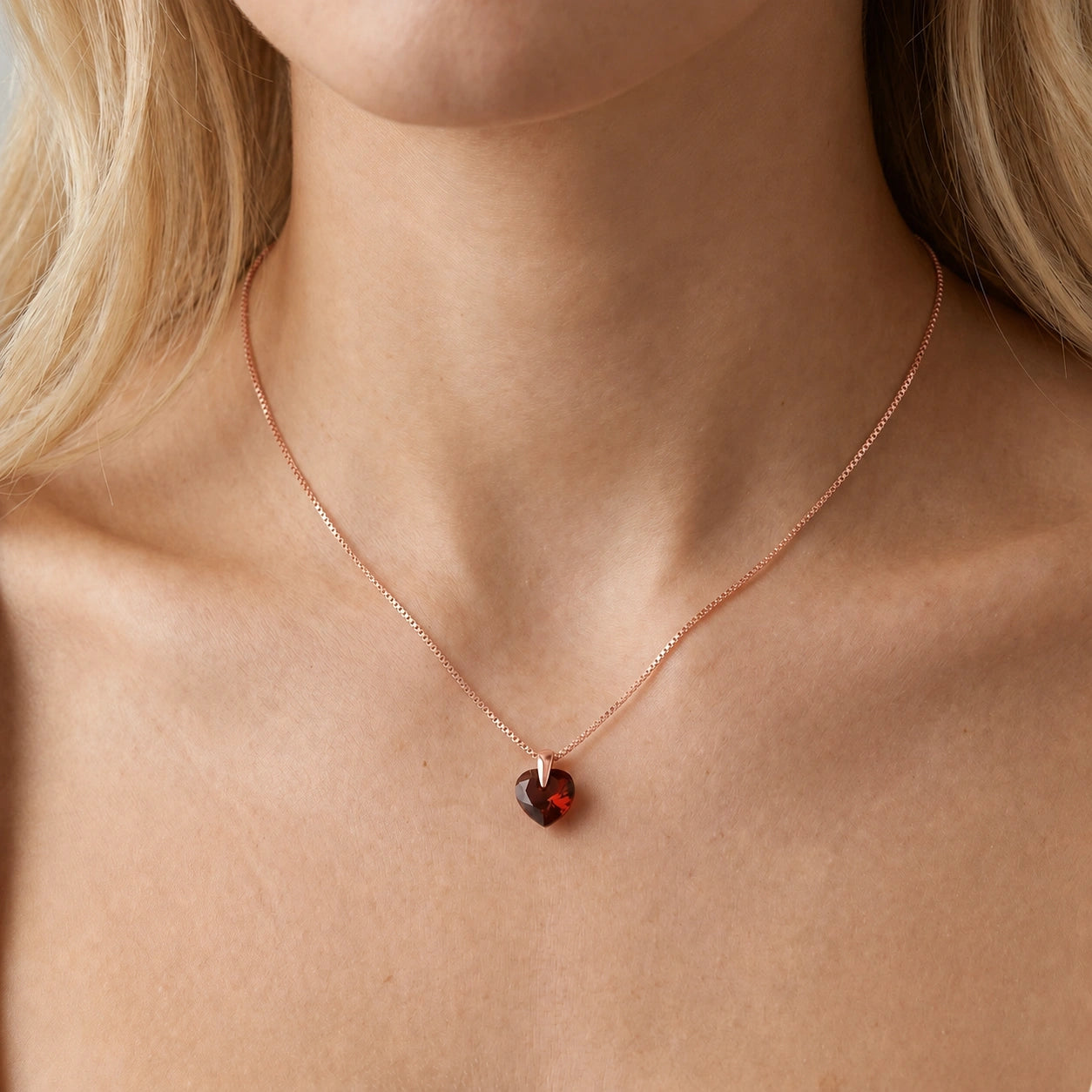 Rose Gold Garnet — Domiziana
