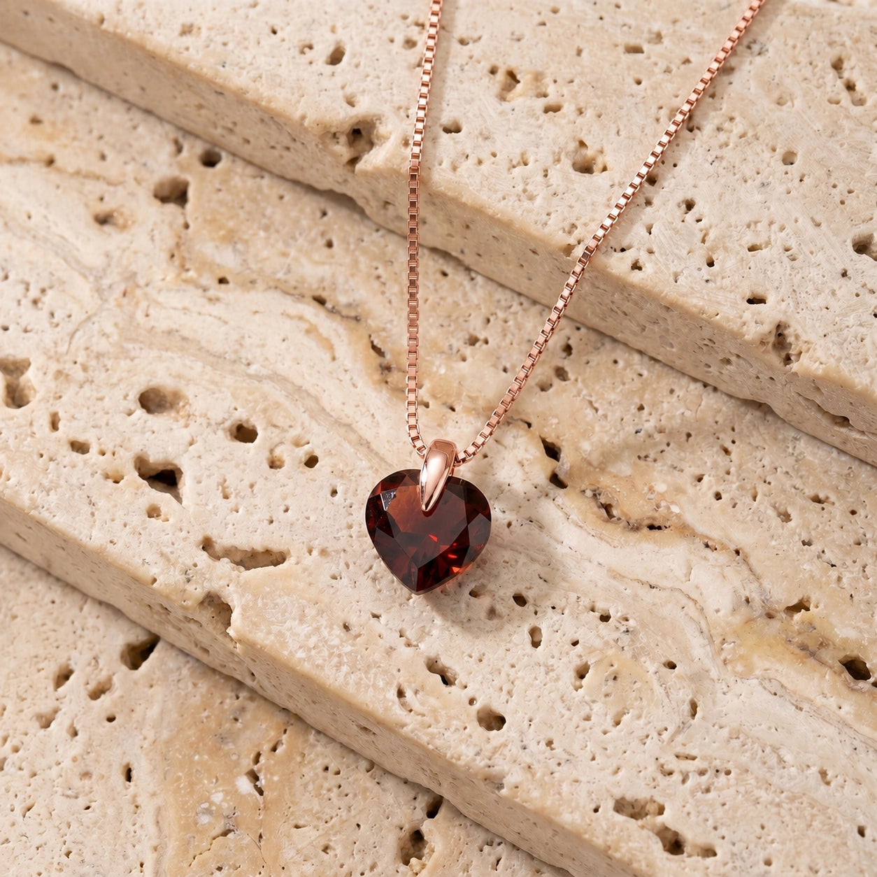 Rose Gold Garnet — Domiziana