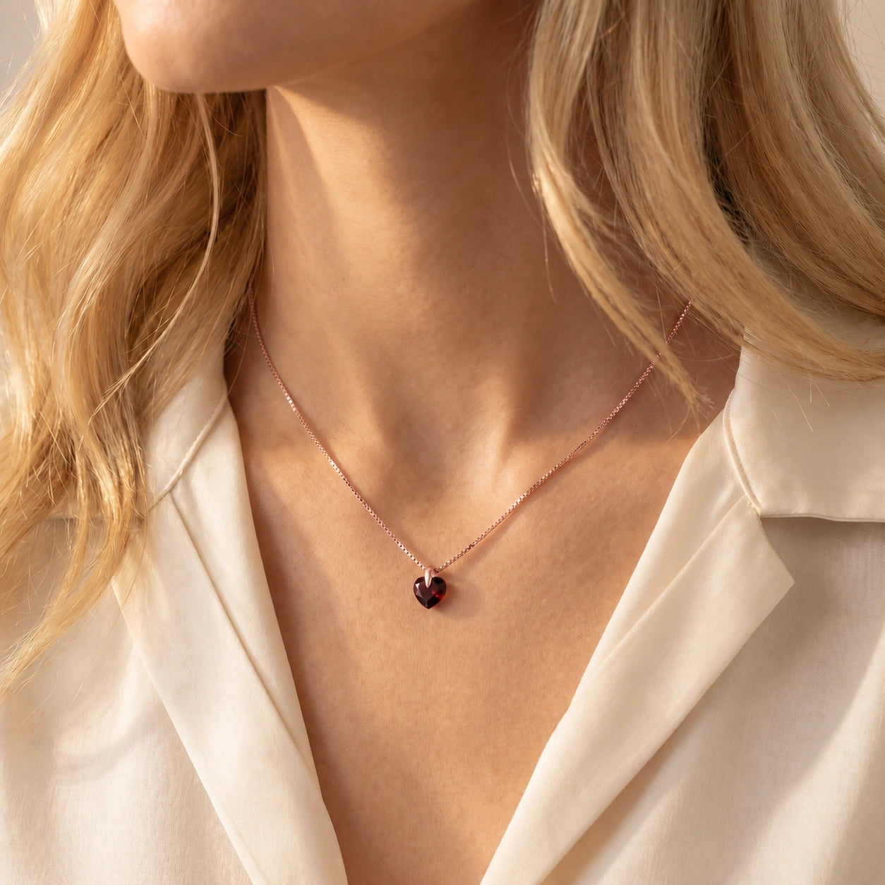 Rose Gold Garnet — Domiziana