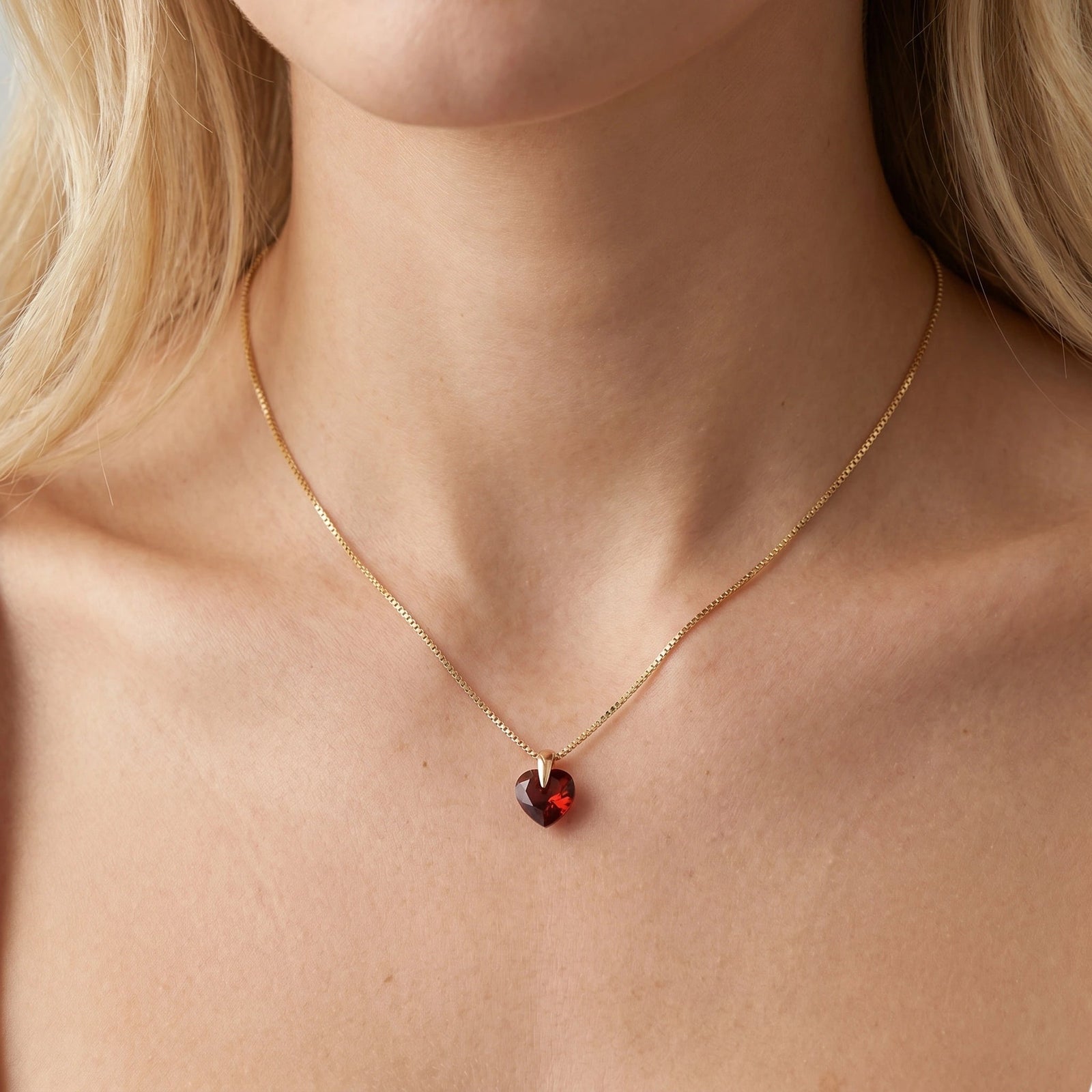 Yellow Gold Garnet — Domiziana