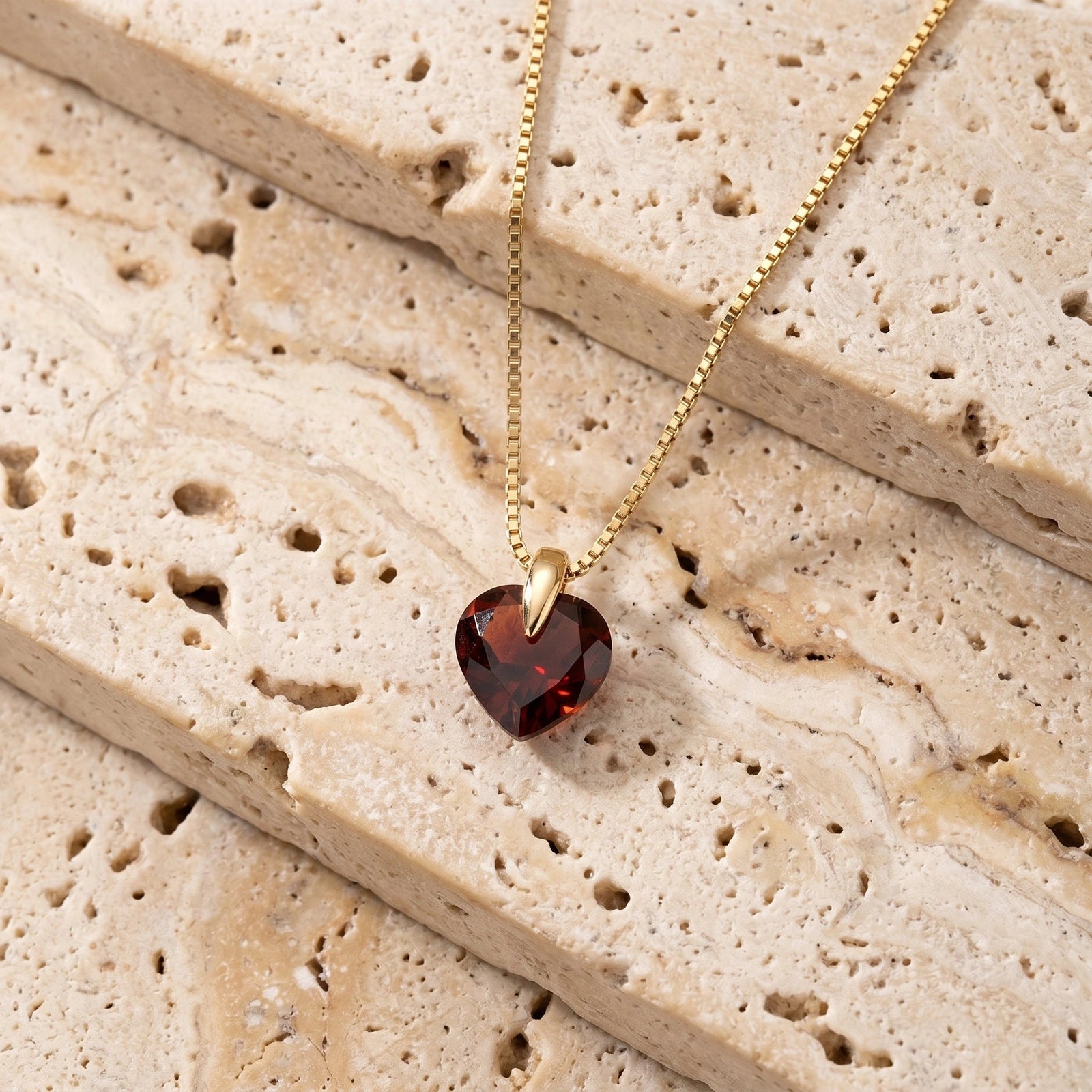 Yellow Gold Garnet — Domiziana