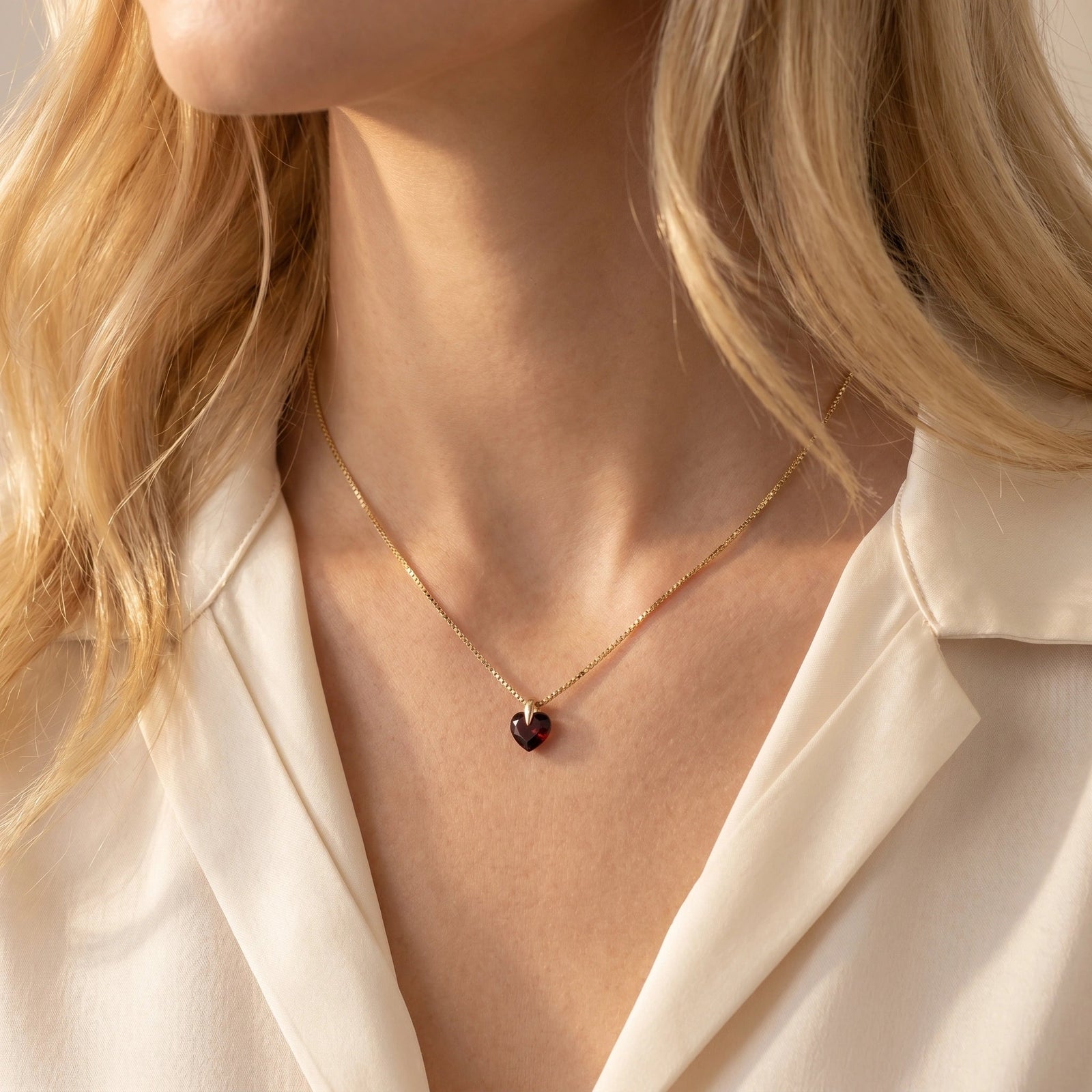 Yellow Gold Garnet — Domiziana
