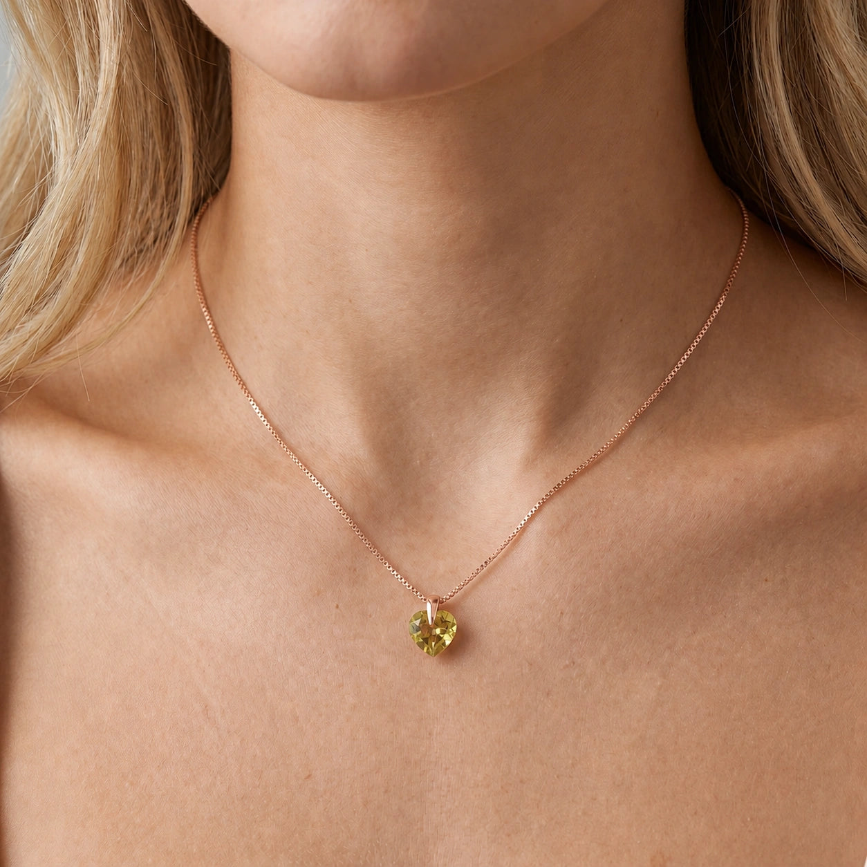 Rose Gold Peridot — Domiziana