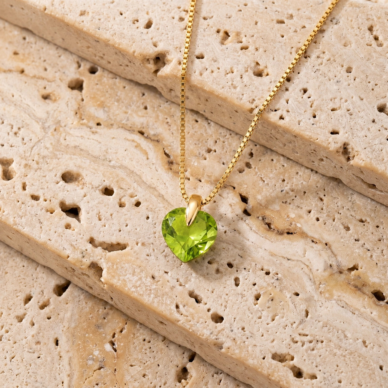 Yellow Gold Peridot — Domiziana