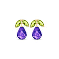 Yellow Gold Amethyst & Peridot — Rosalira