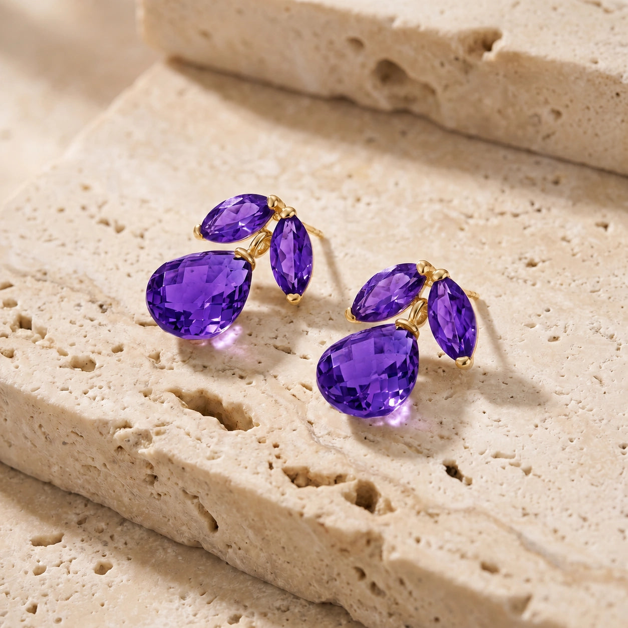 Yellow Gold Amethyst — Rosalira