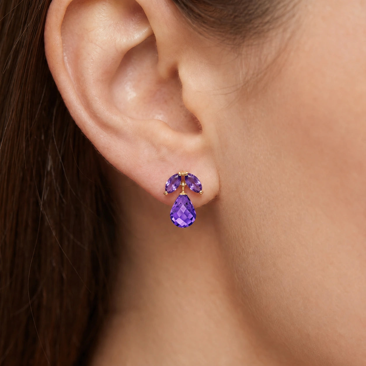 Yellow Gold Amethyst — Rosalira
