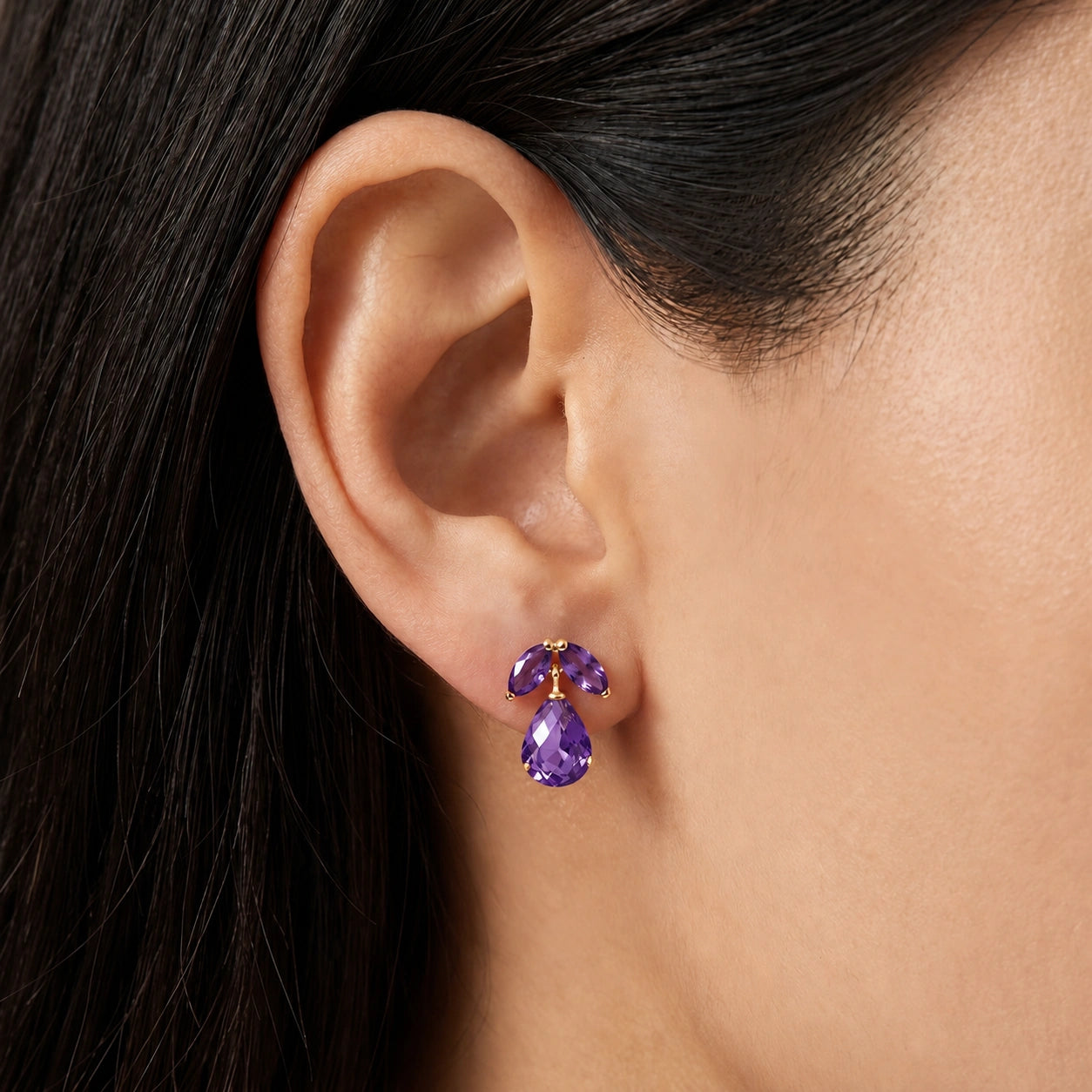 Yellow Gold Amethyst — Rosalira