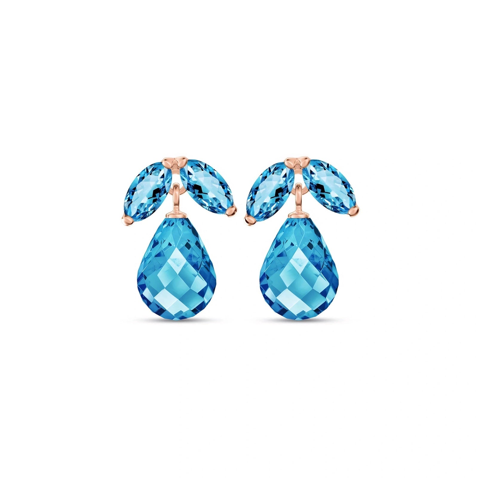 Rose Gold Blue Topaz — Rosalira