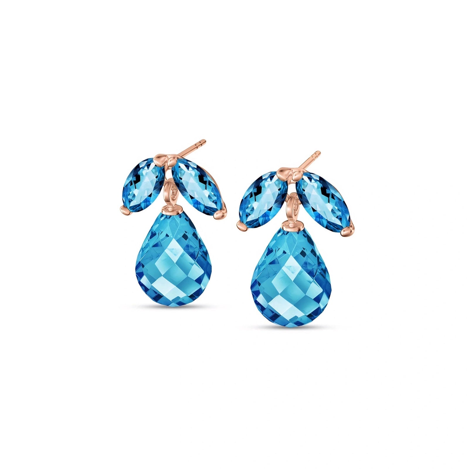 Rose Gold Blue Topaz — Rosalira