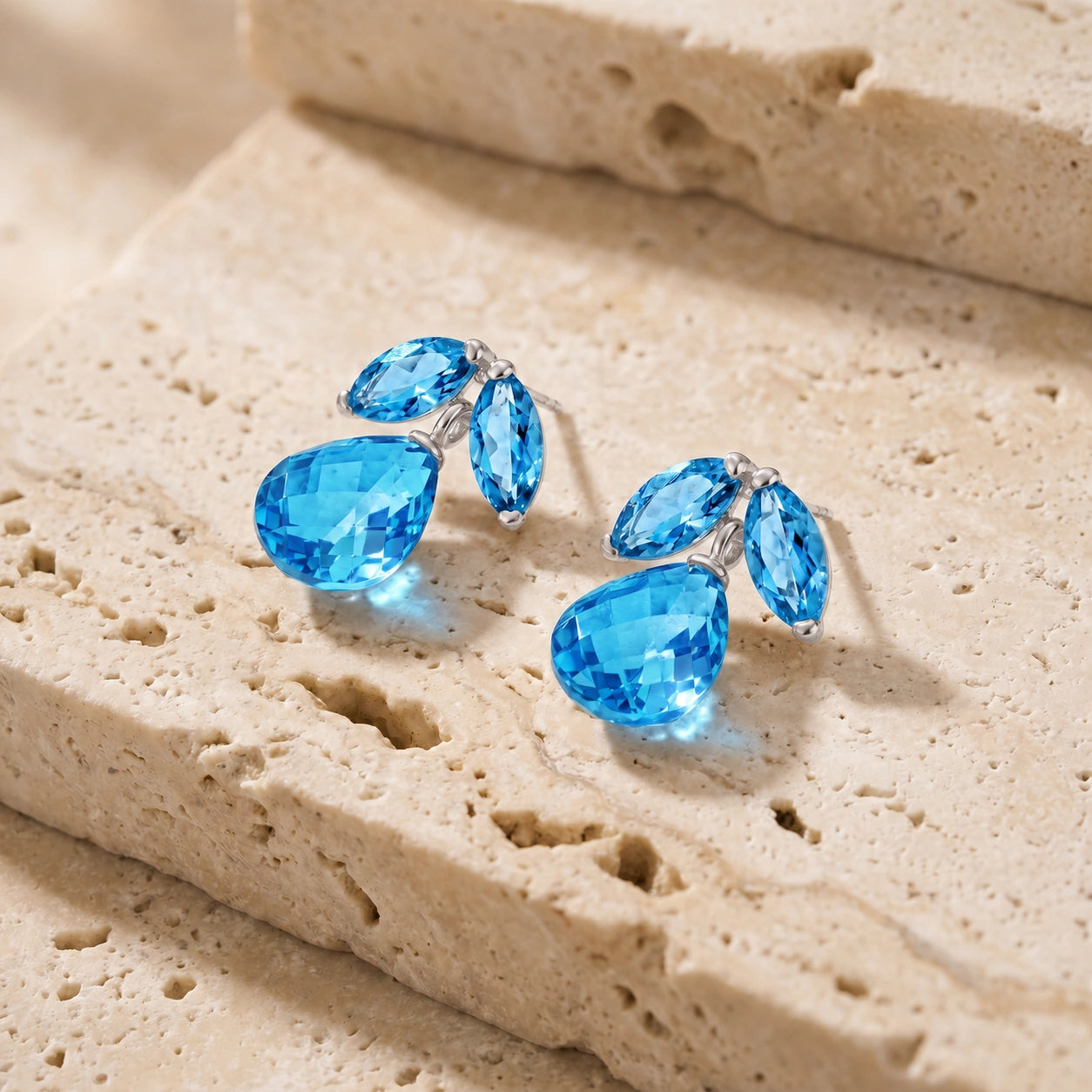 White Gold Blue Topaz — Rosalira