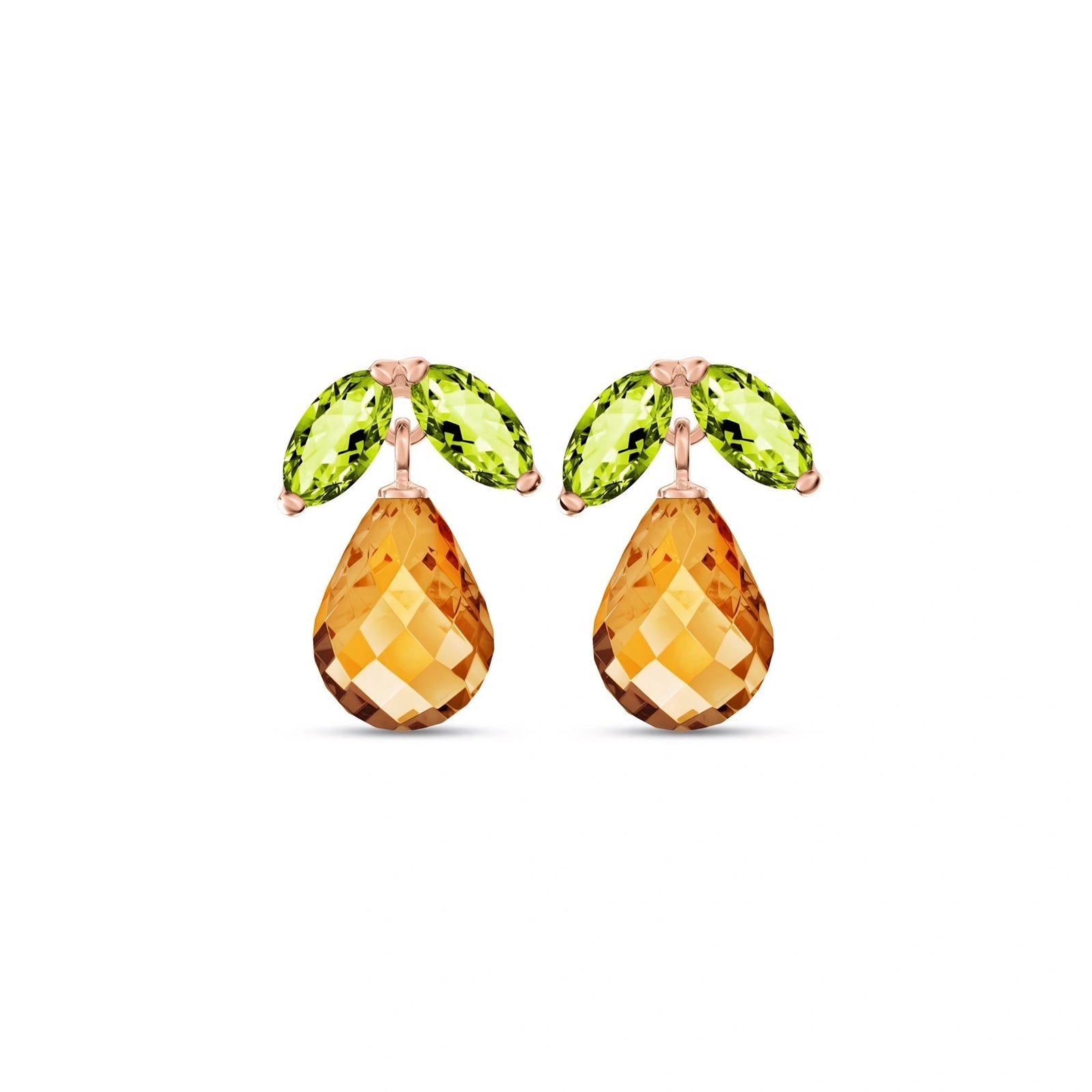 Rose Gold Citrine & Peridot — Rosalira