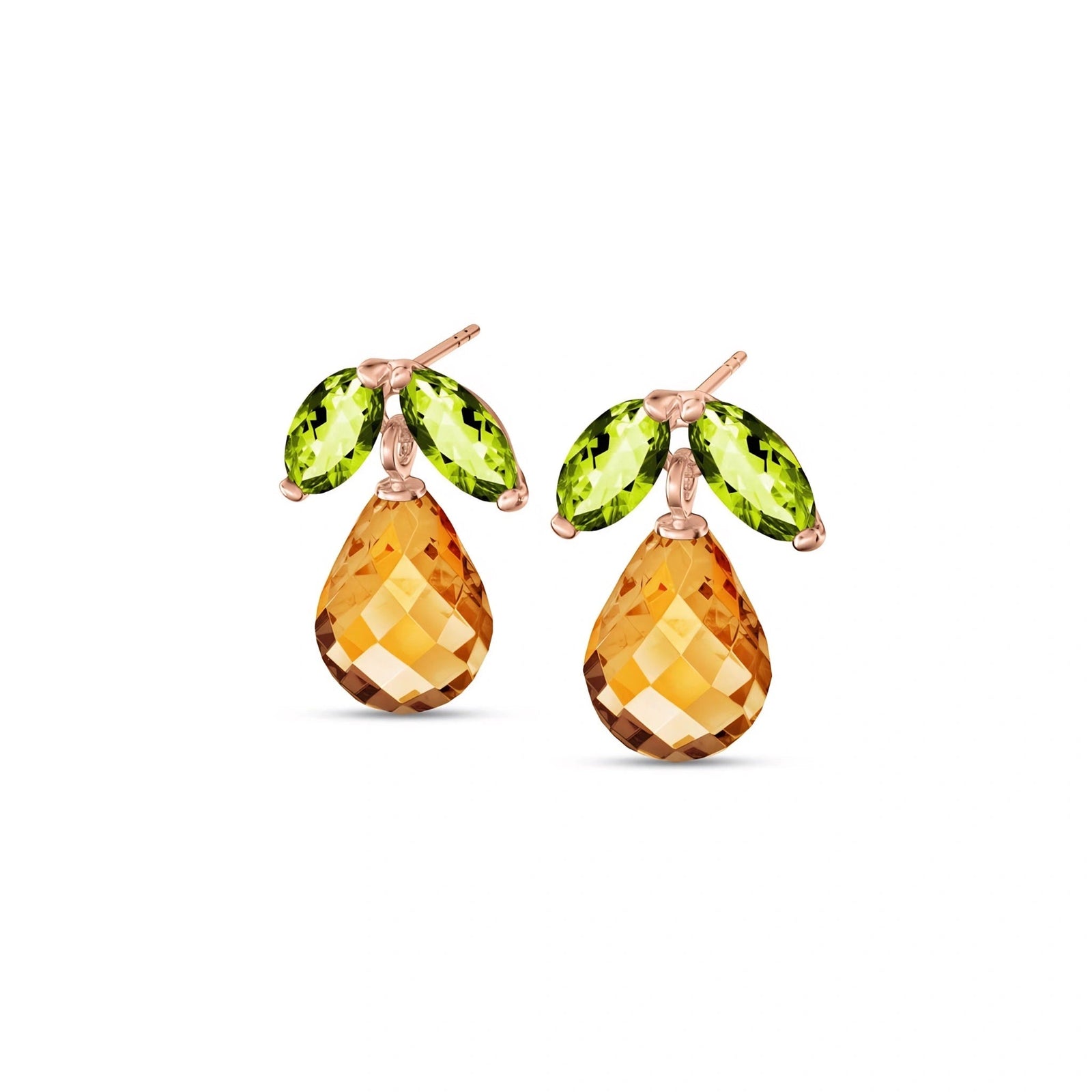 Rose Gold Citrine & Peridot — Rosalira