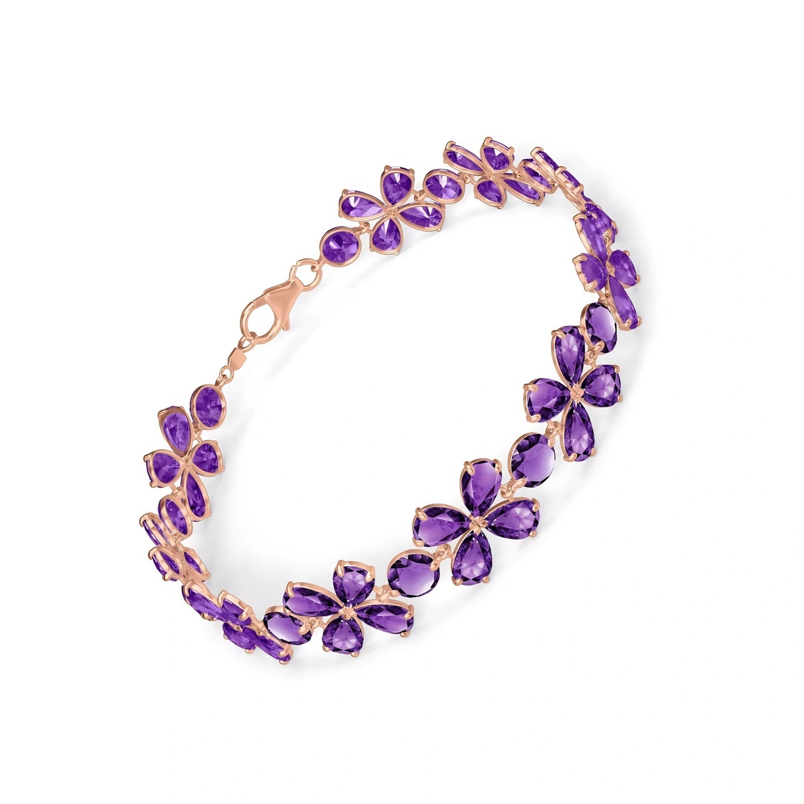 Rose Gold Amethyst — Mariagraziana