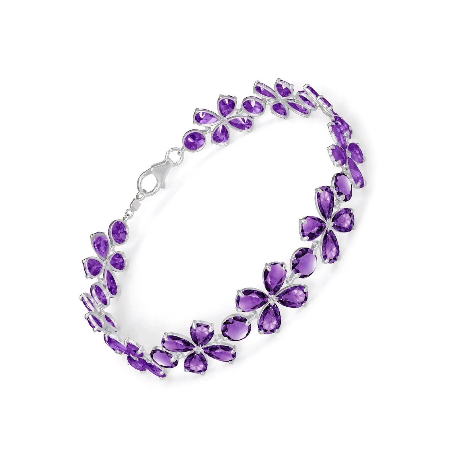 White Gold Amethyst — Mariagraziana