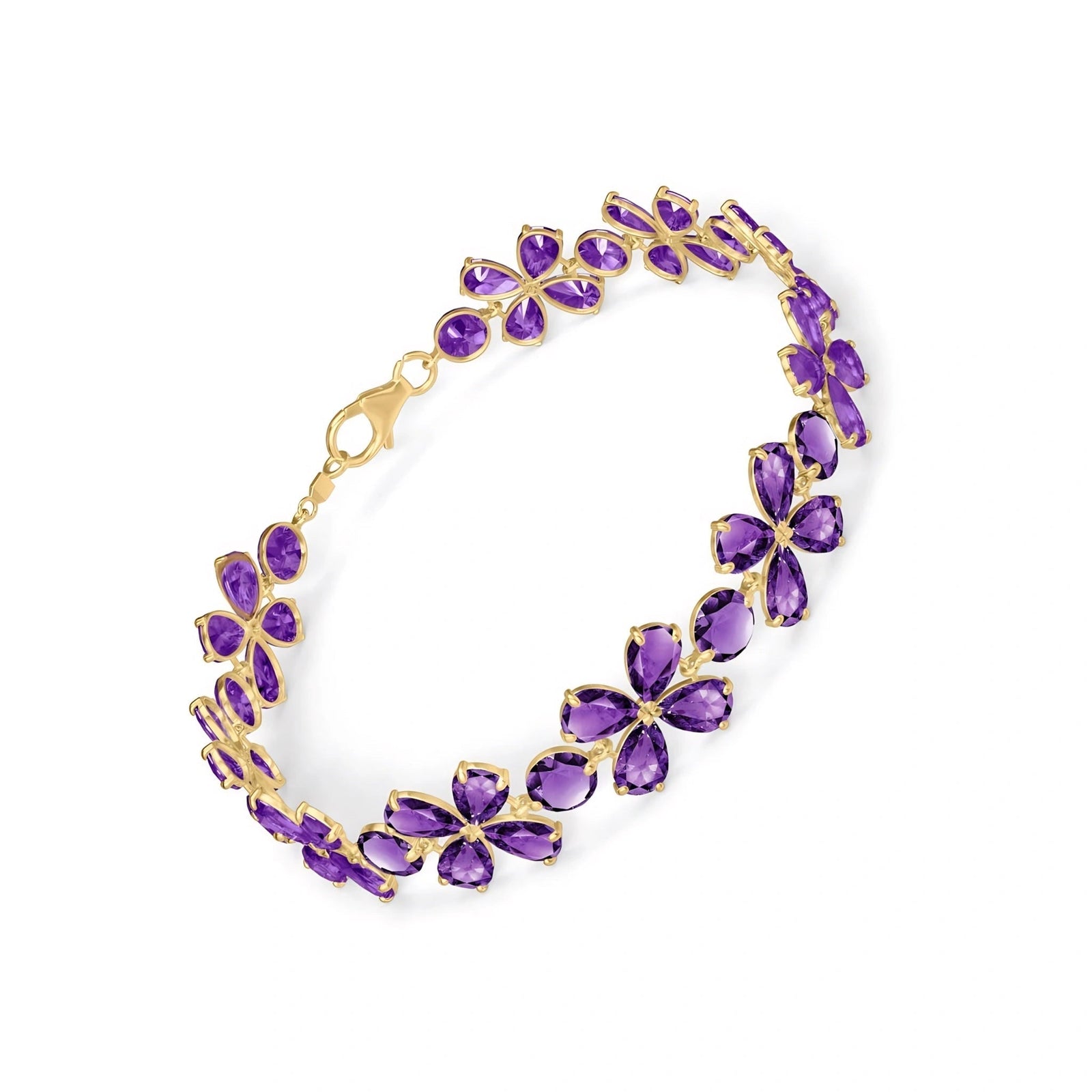 Yellow Gold Amethyst — Mariagraziana