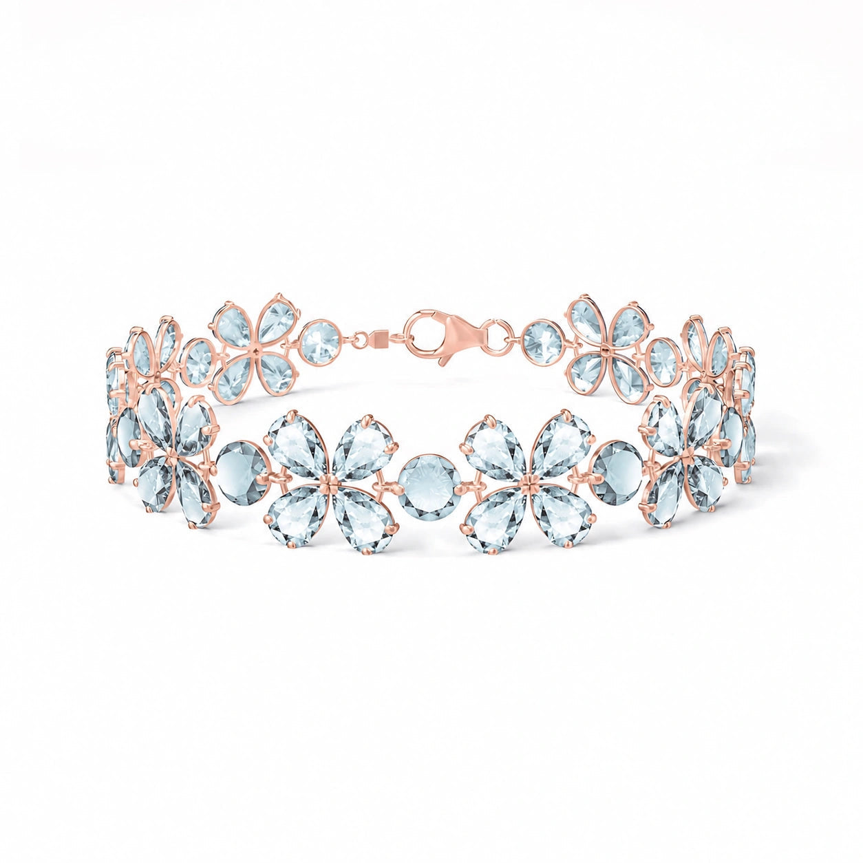 Rose Gold Aquamarine — Mariagraziana