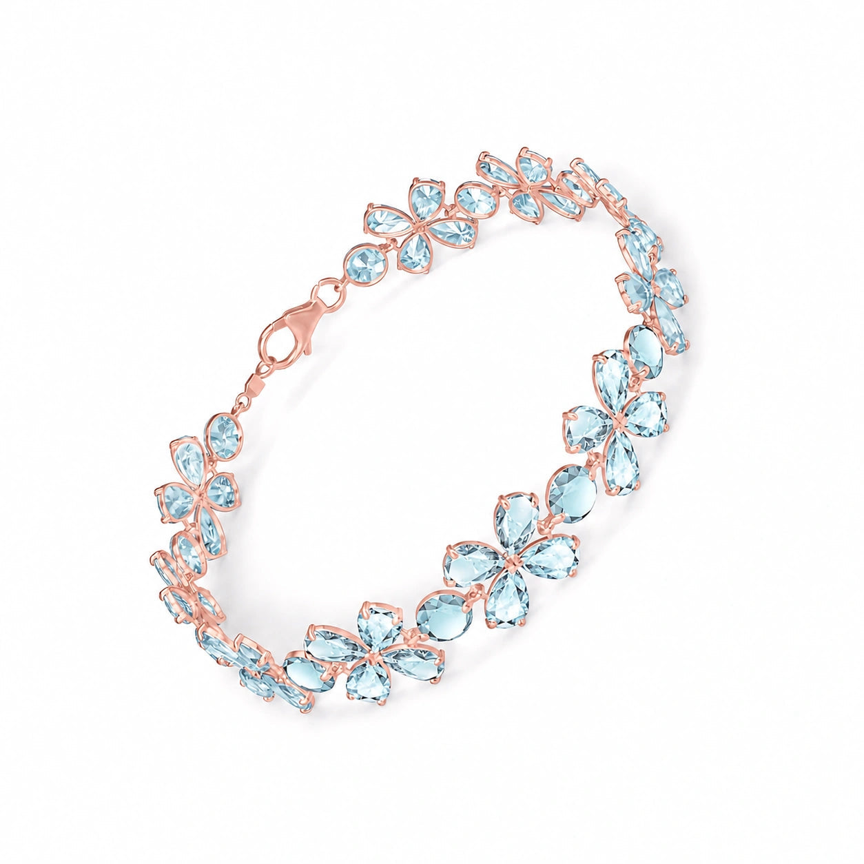 Rose Gold Aquamarine — Mariagraziana