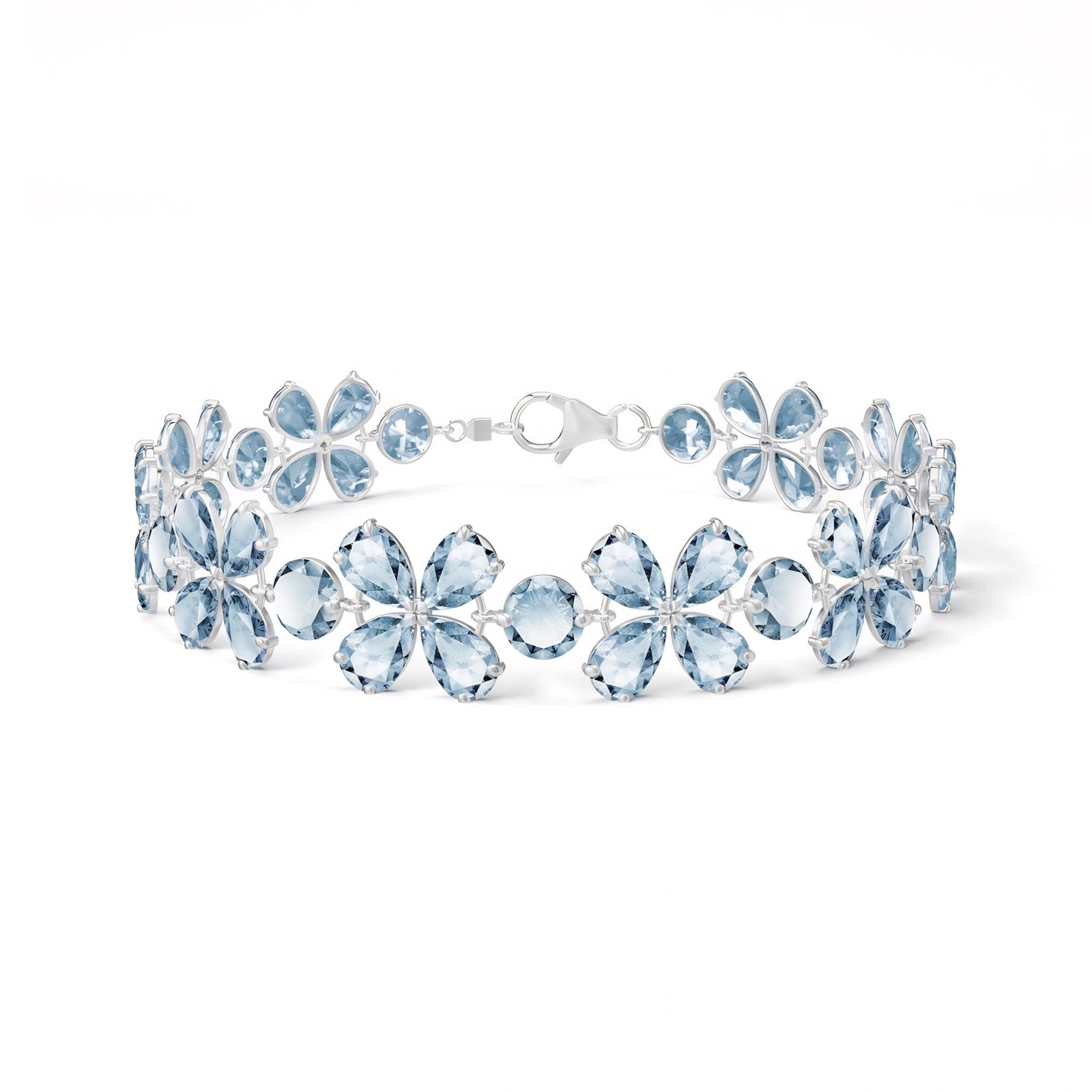 White Gold Aquamarine — Mariagraziana