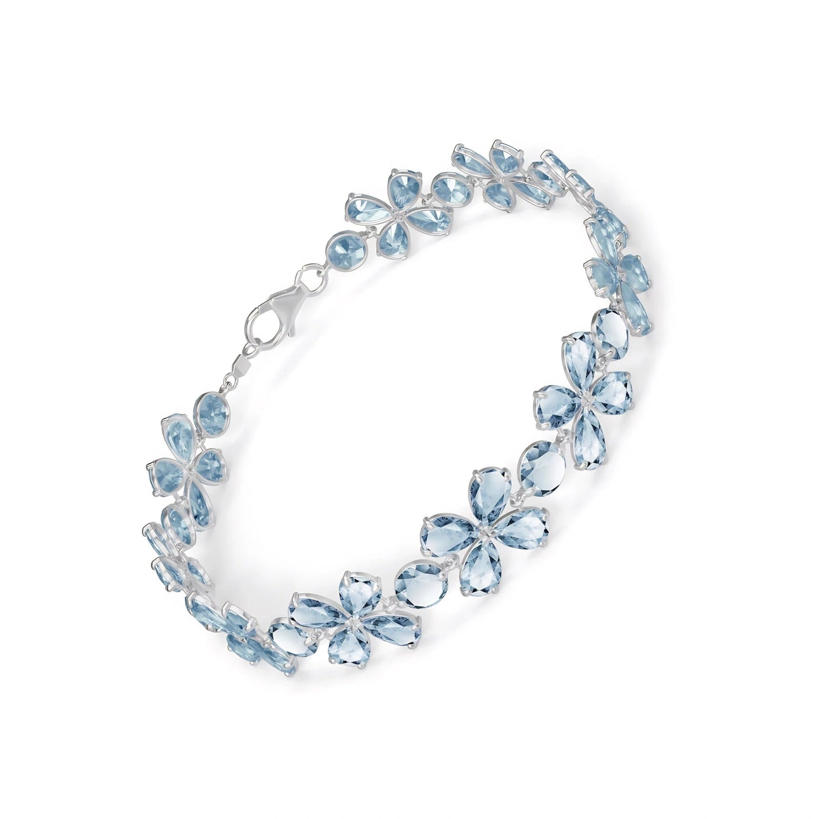 White Gold Aquamarine — Mariagraziana