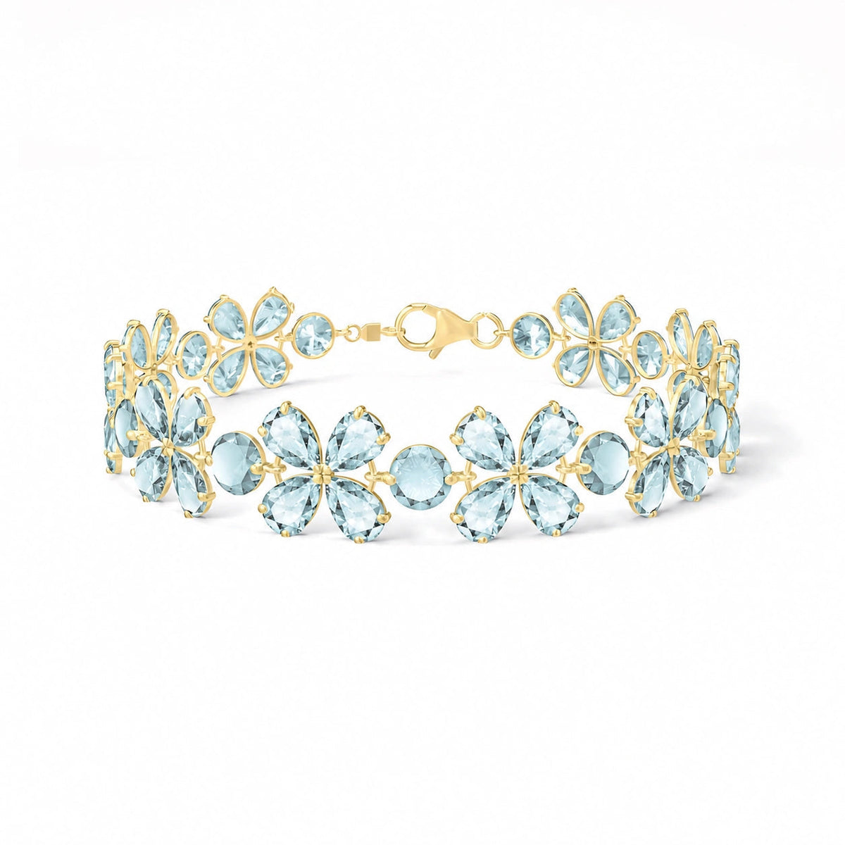 Yellow Gold Aquamarine — Mariagraziana