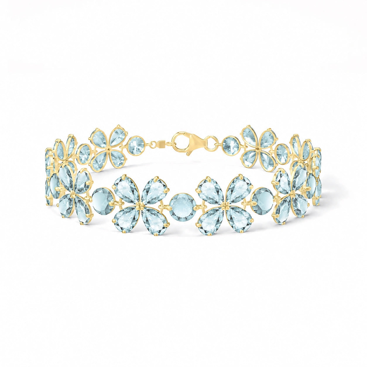 Yellow Gold Aquamarine — Mariagraziana