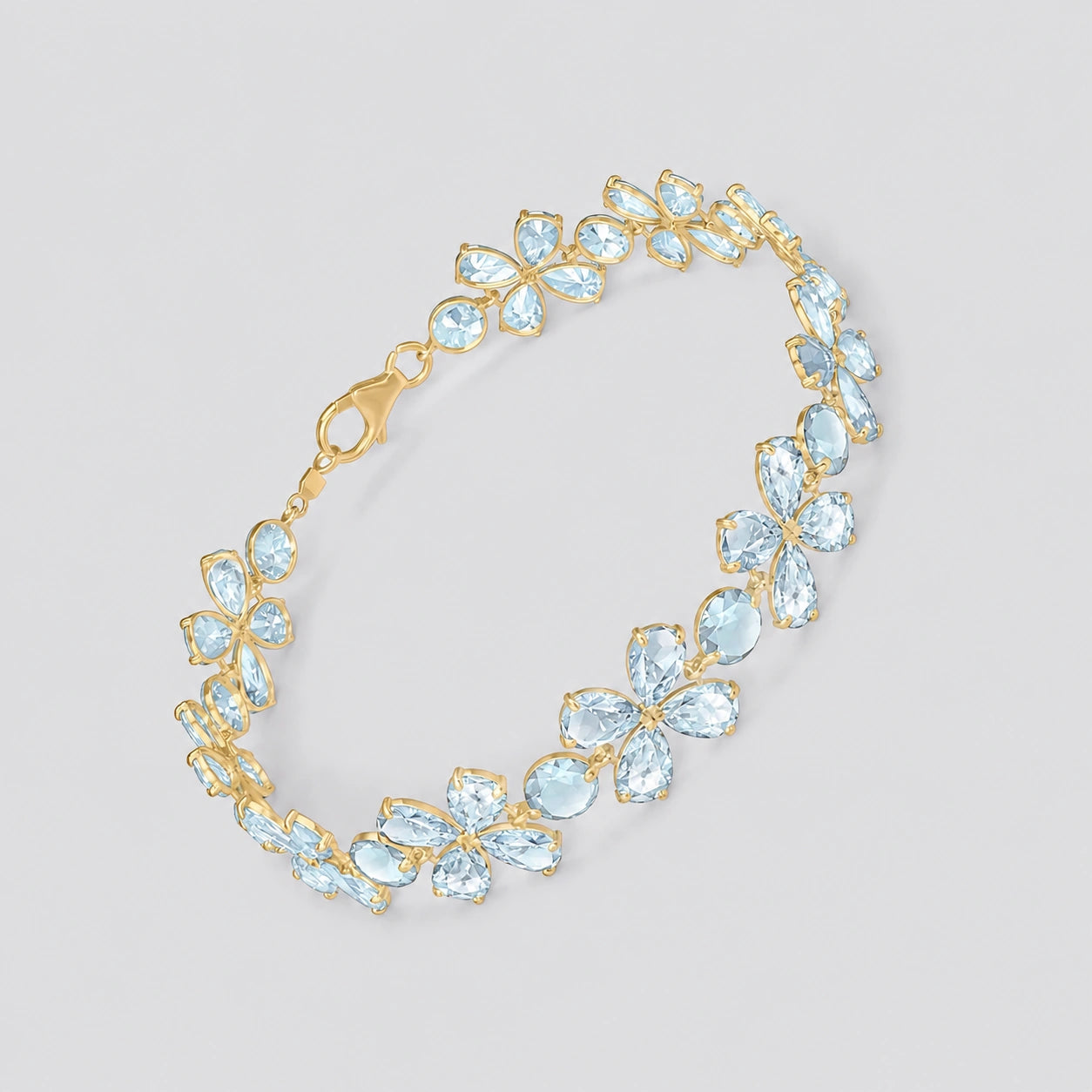 Yellow Gold Aquamarine — Mariagraziana