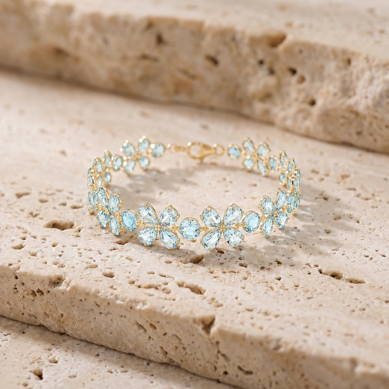 Yellow Gold Aquamarine — Mariagraziana