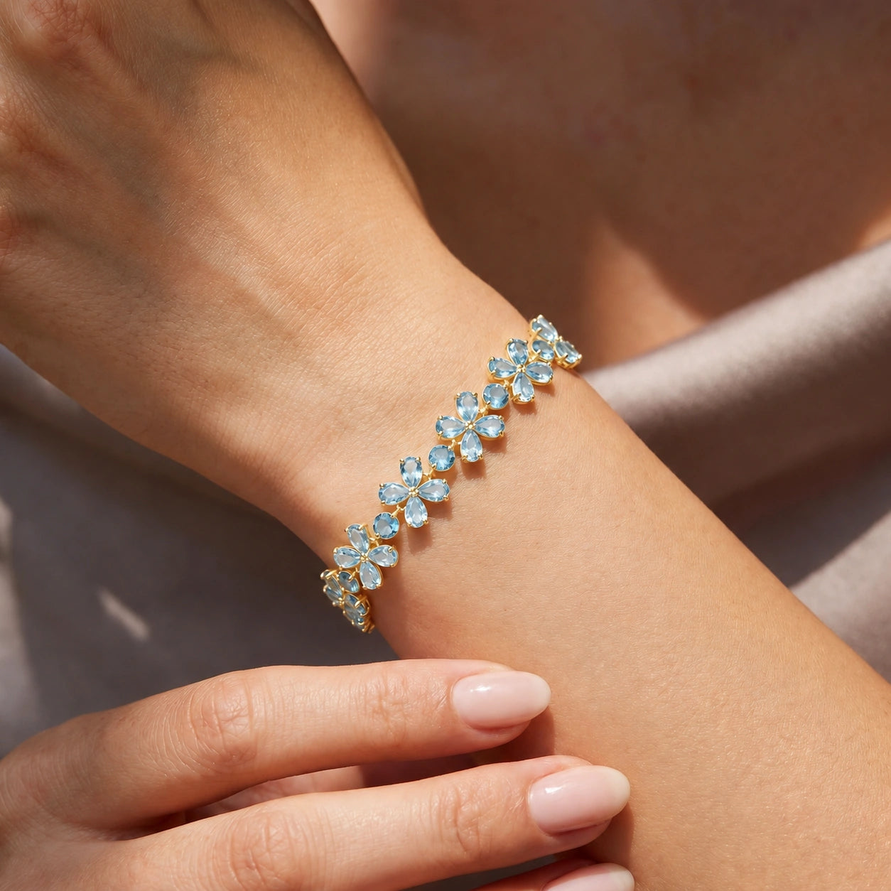 Yellow Gold Aquamarine — Mariagraziana
