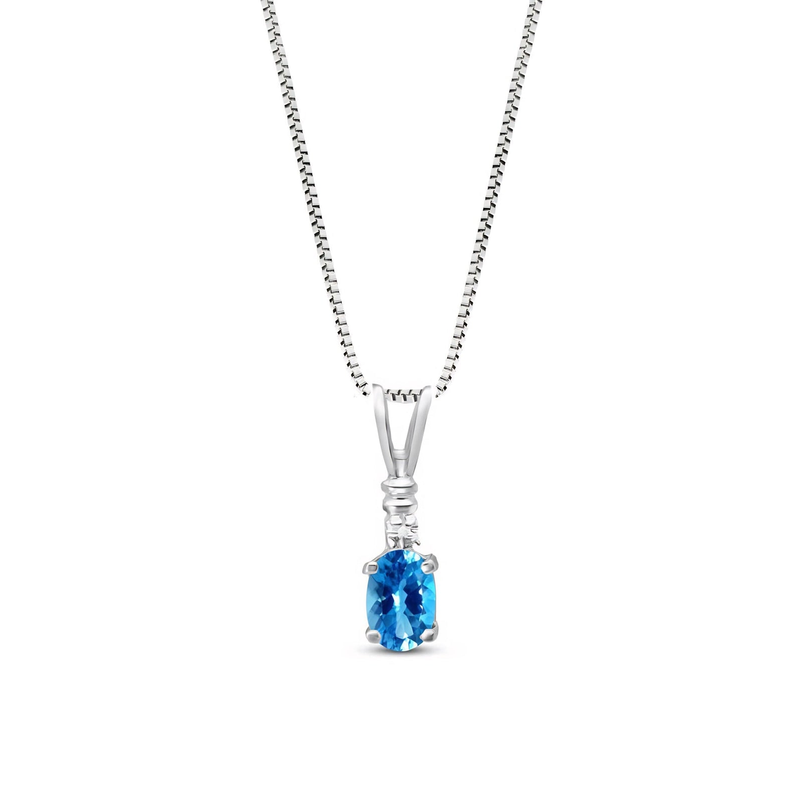 White Gold Heritage Pendant Necklace Ruby 10K — Elsa