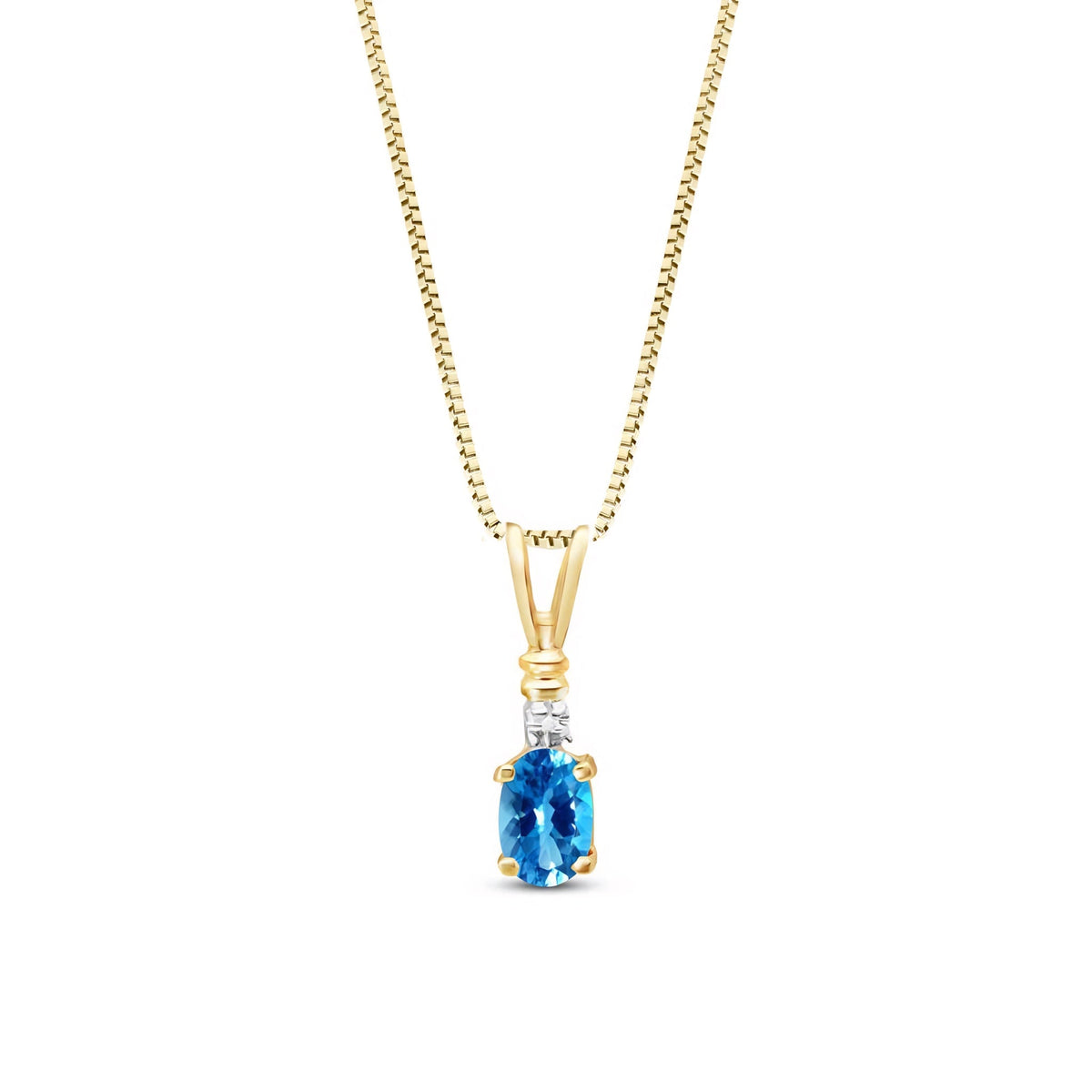 Yellow Gold Heritage Pendant Necklace Ruby 10K — Elsa