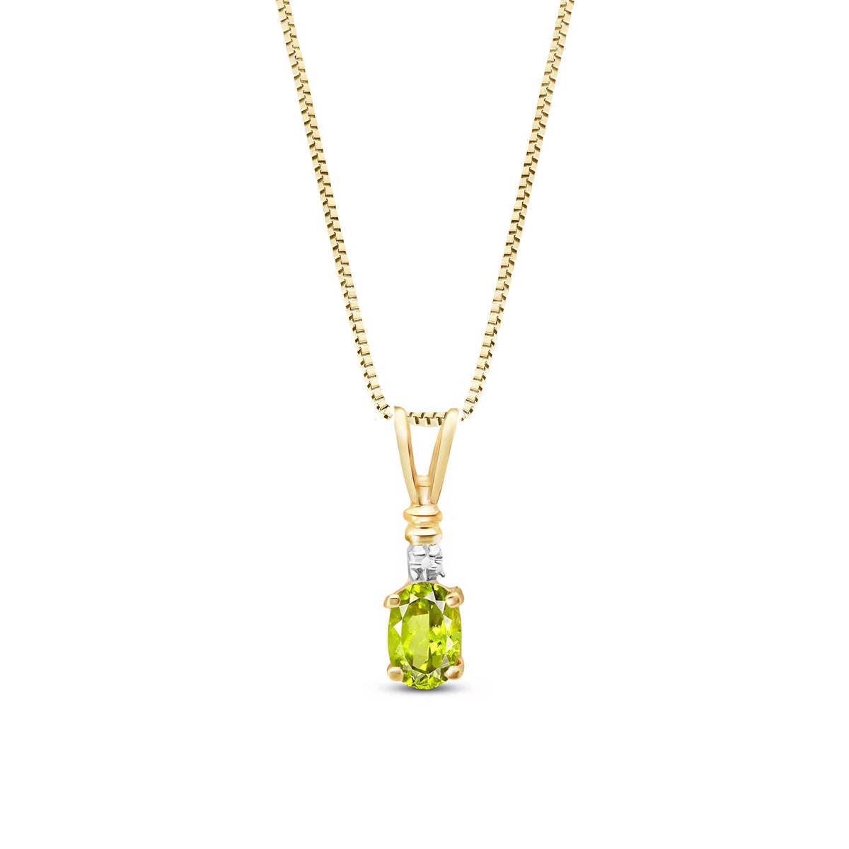 Yellow Gold Heritage Pendant Necklace Pink Topaz 10K — Elsa