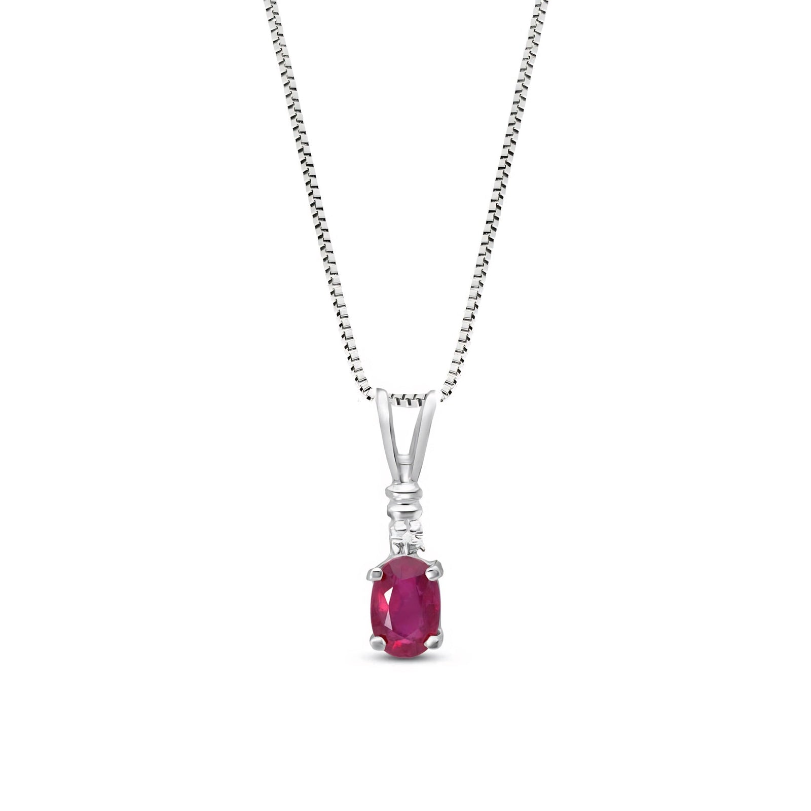 White Gold Heritage Pendant Necklace Tanzanite 10K — Elsa